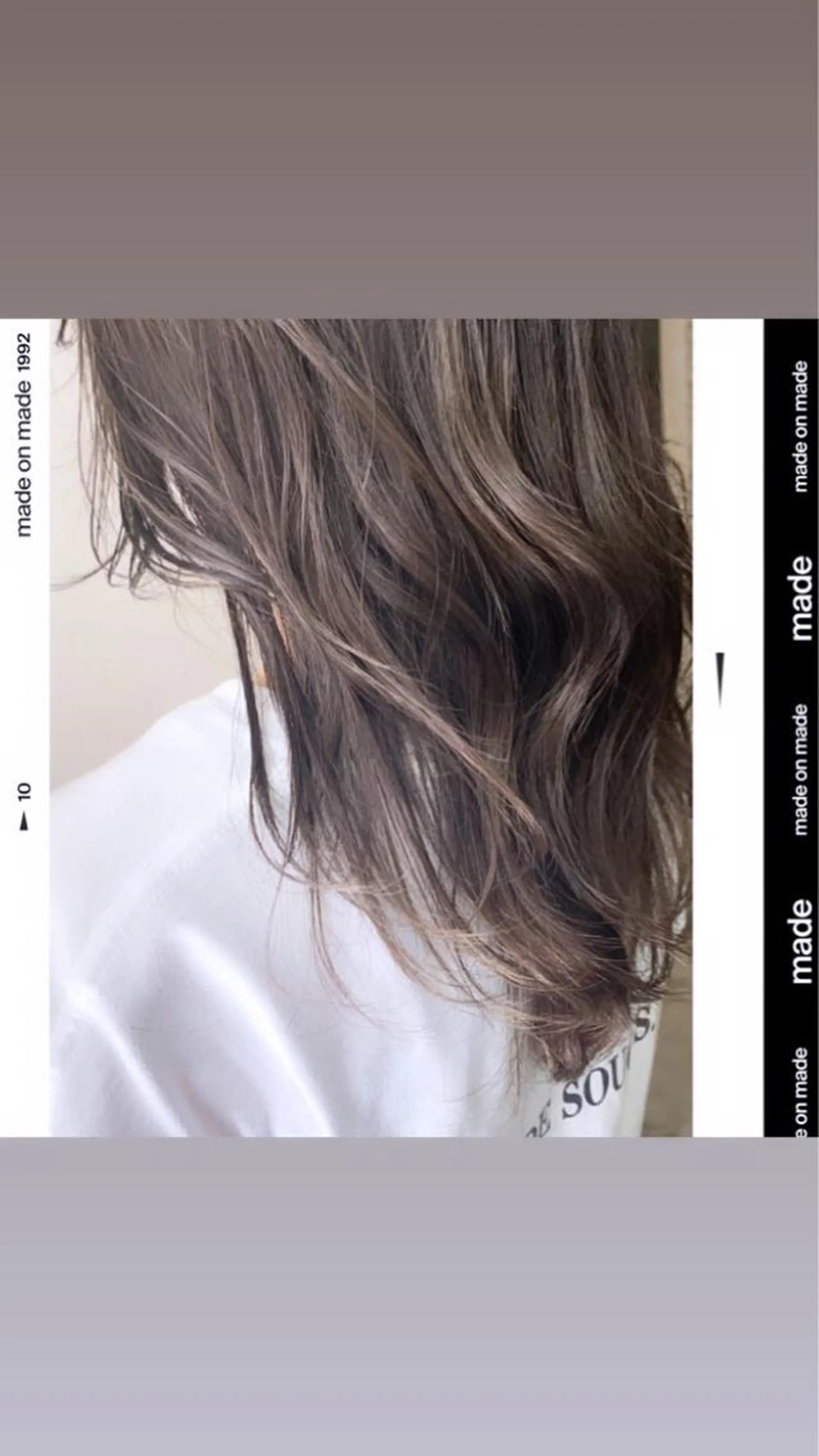 ロング カラー ヘアアレンジ 🤎艶髪×透明感🤎 【𝙔𝙐𝙕𝙐】のヘアスタイル