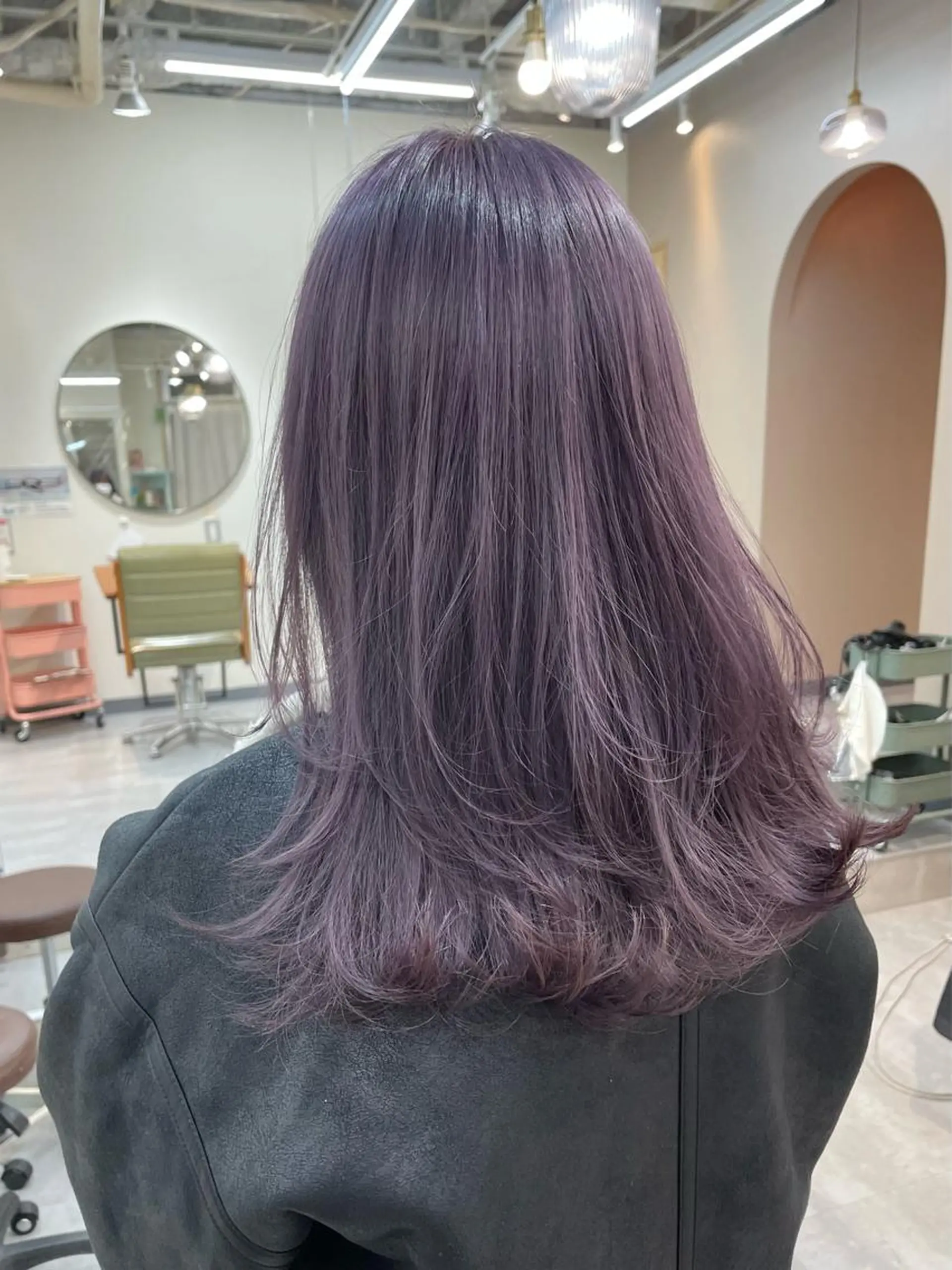 セミロング カラー 韓国レイヤー　船橋 徒歩5分/小川友美のヘアスタイル