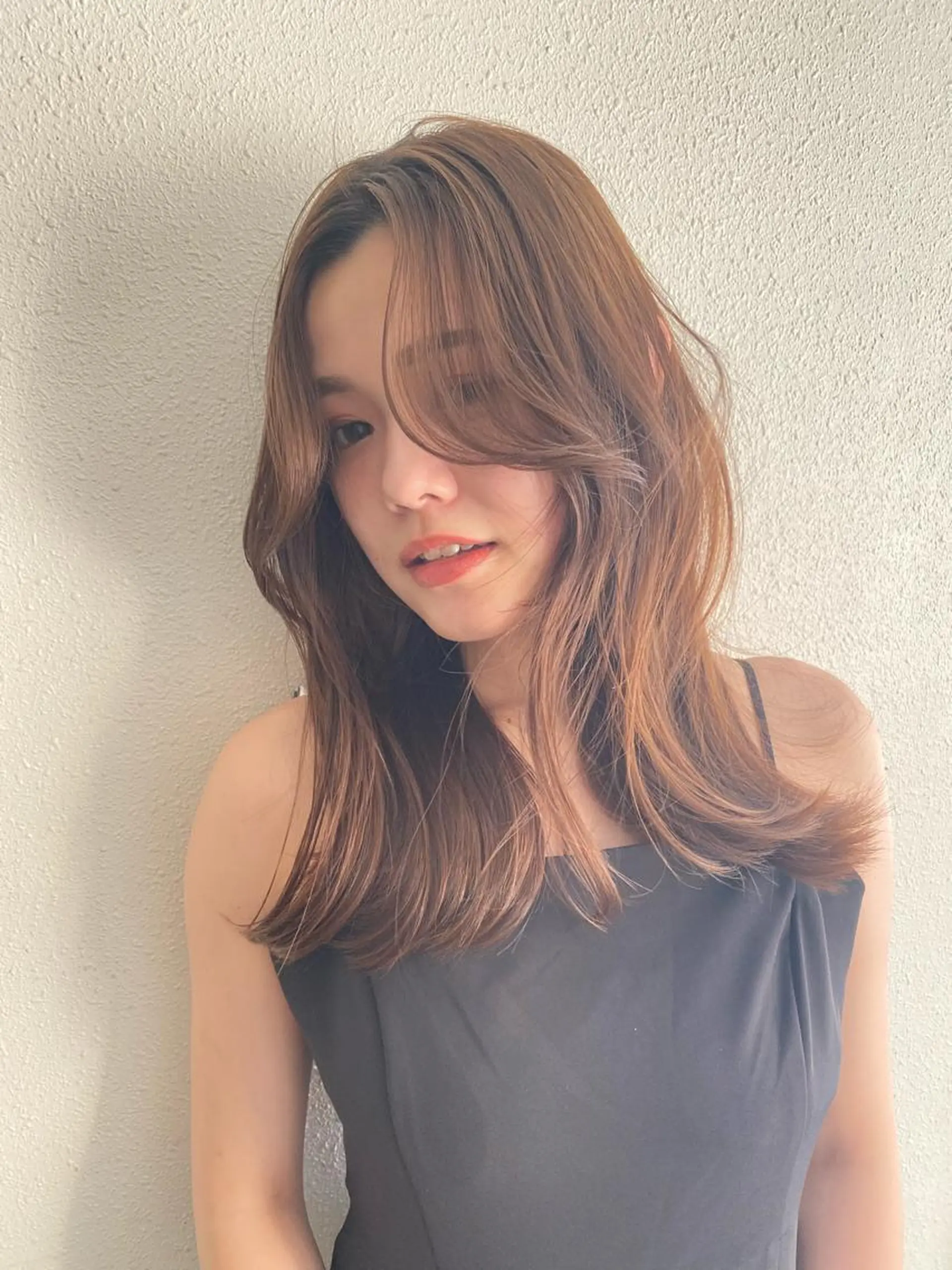 セミロング カラー Pia ツボイ ケイタのヘアスタイル