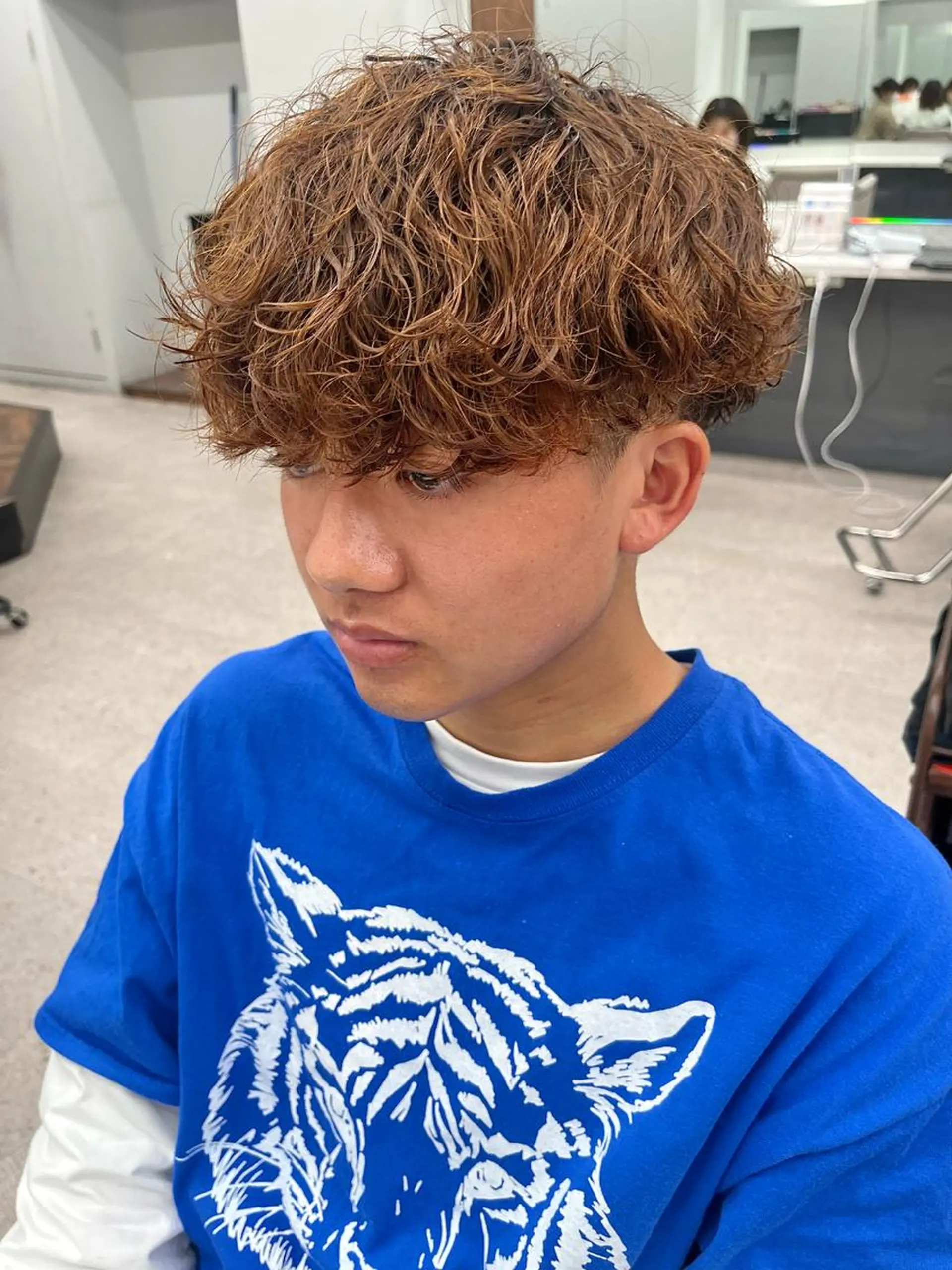 パーマ メンズ カット パーマ 🍐シャドウパーマ メンズ特化/守岡🍐のヘアスタイル