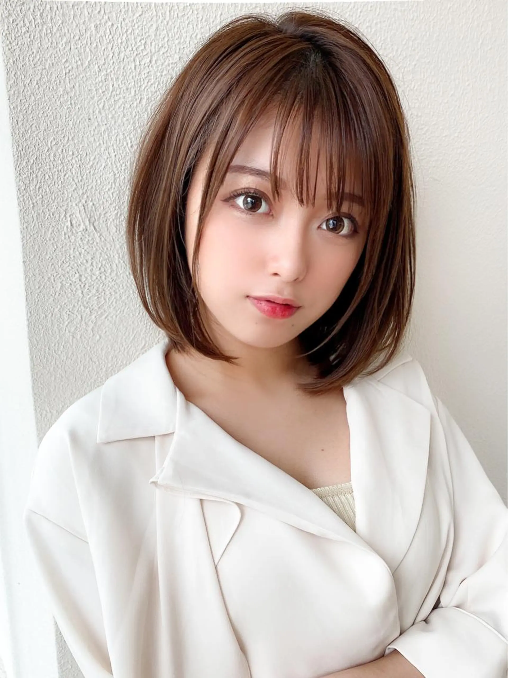 ミディアム カット ヘアカラー トリートメント 井上晃輔/ショート /ボブ/ミディアムのヘアスタイル