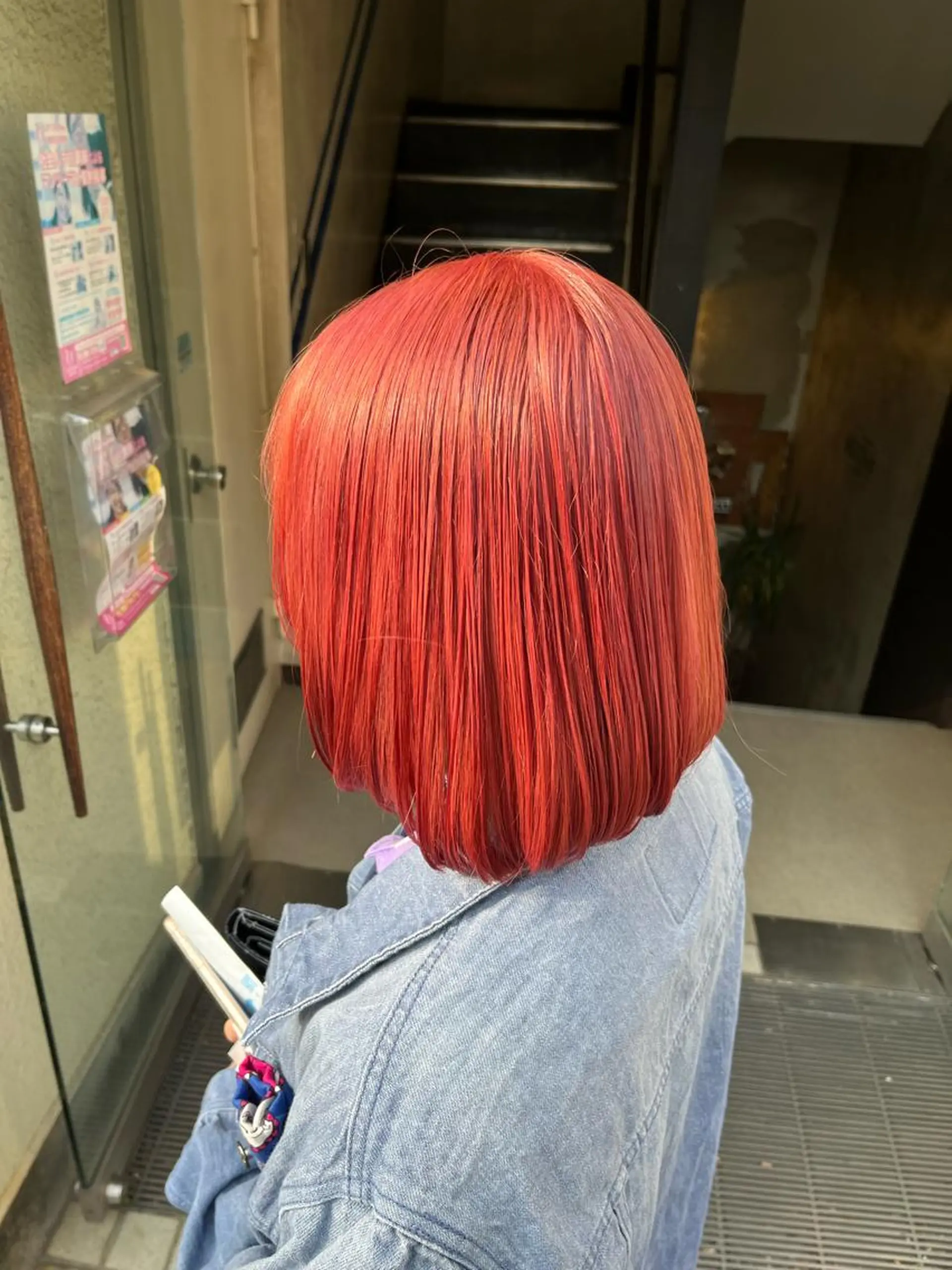 ミディアム カラー ブリーチ 艶髪/ハイトーン/ ヘアセット/モエノのヘアスタイル