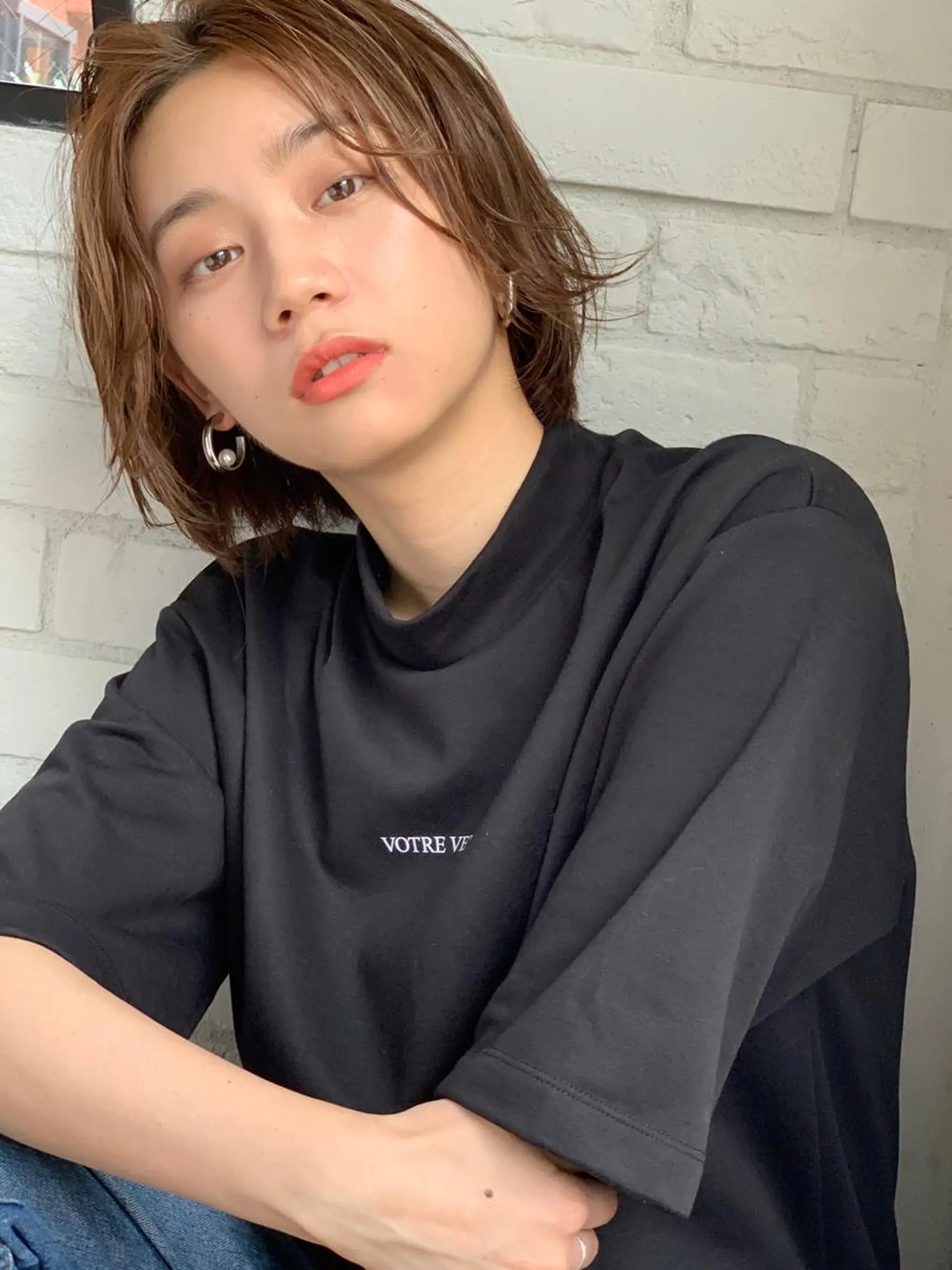 ミディアム 四ッ井 翔のヘアスタイル