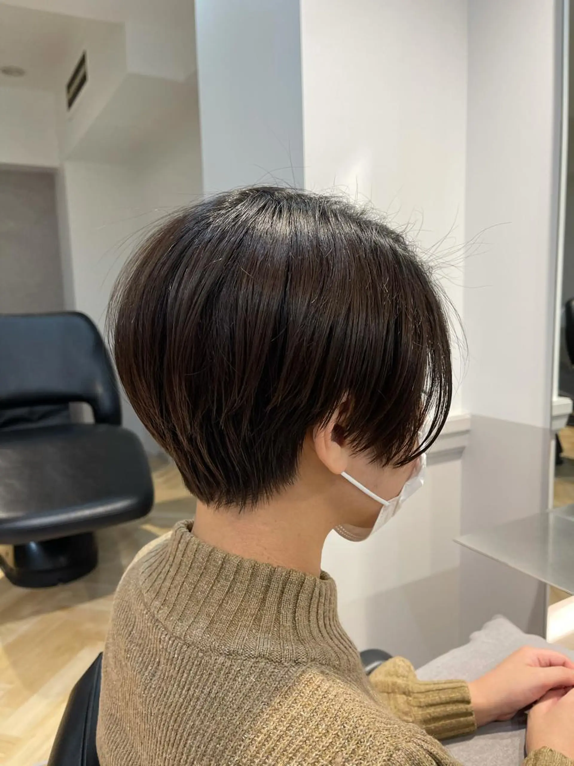 ショート ハンサムショート ショートヘア GRAFF  hair GINZA所属・オカダ ノゾミのヘアスタイル