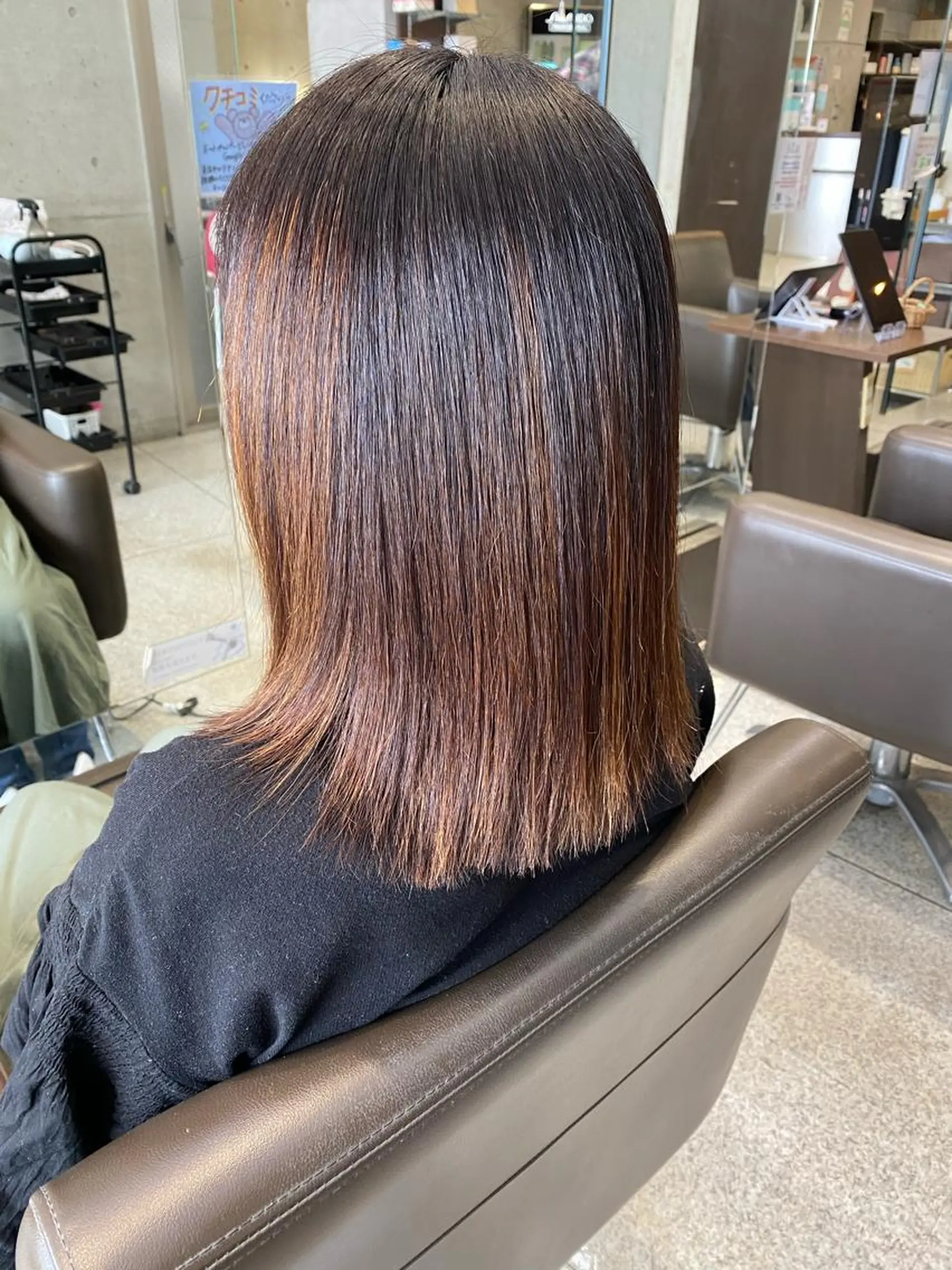 ミディアム カット 縮毛矯正 トリートメント 🔥指名率No. 1 🔥⭐️ひかる⭐️のヘアスタイル