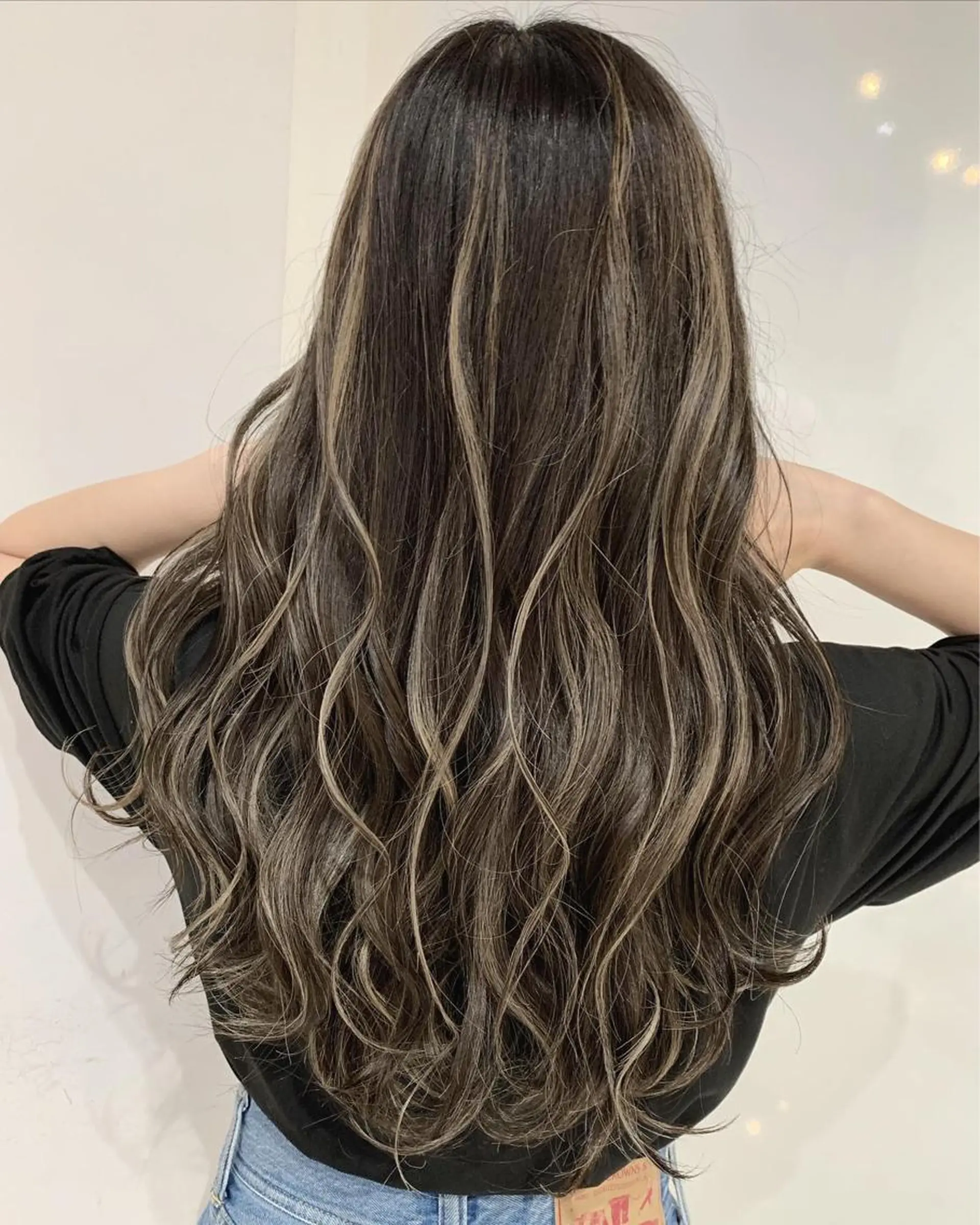 ロング カラー ヘアアレンジ ハイライトカラー ハイライト 阿部 圭悟のヘアスタイル
