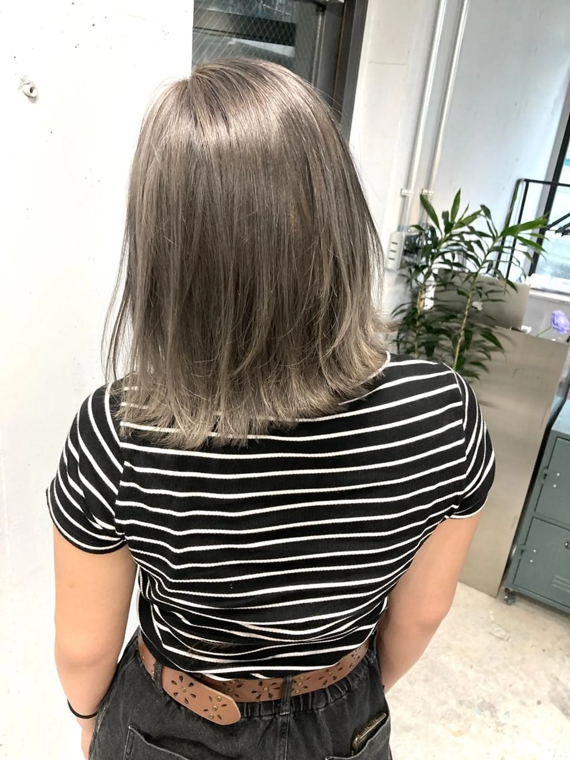 ミディアム カラー トリートメント 新井 広樹のヘアスタイル