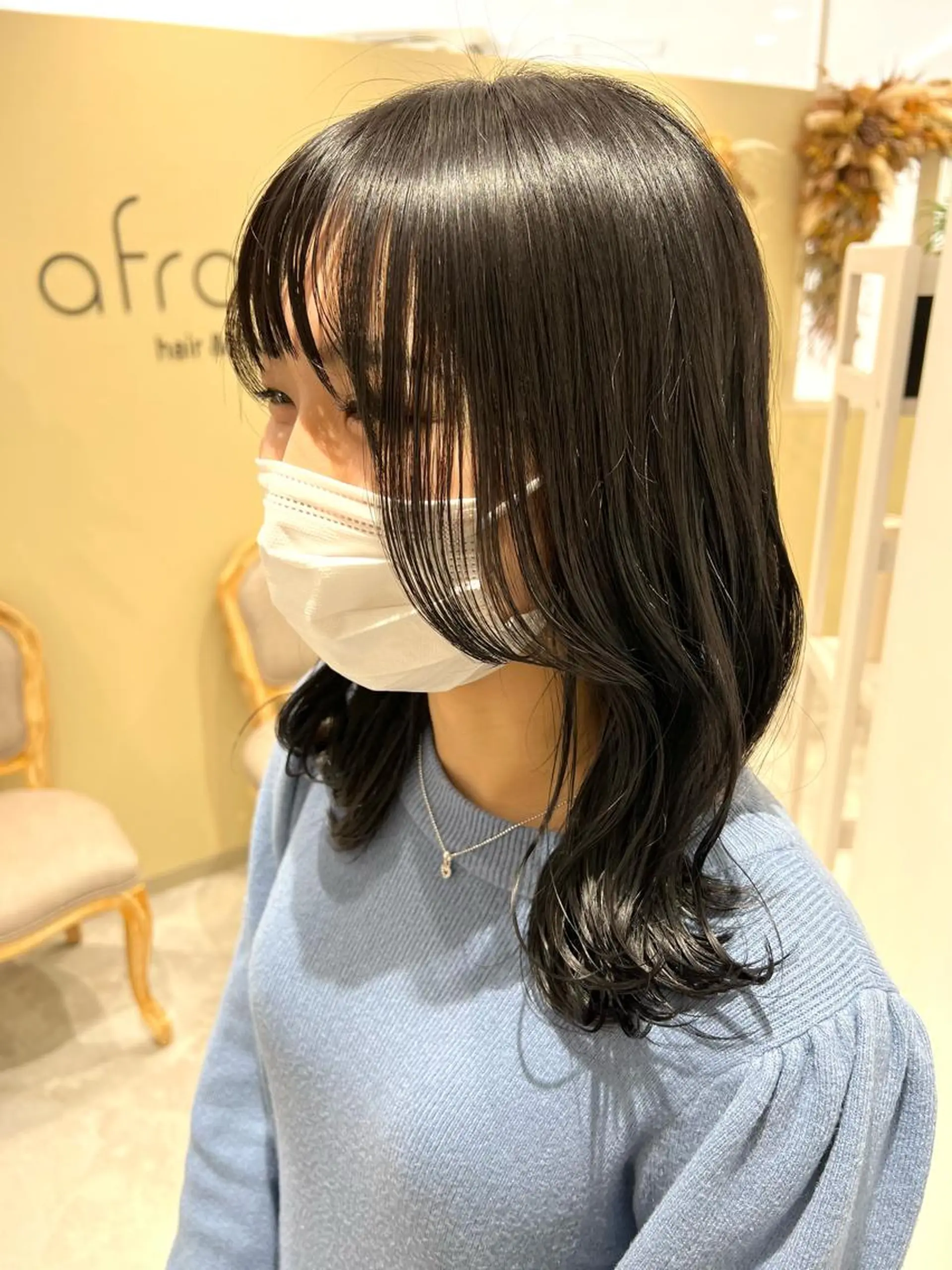 ミディアム カット 似合わせかわいい カット【店長】珱翔のヘアスタイル