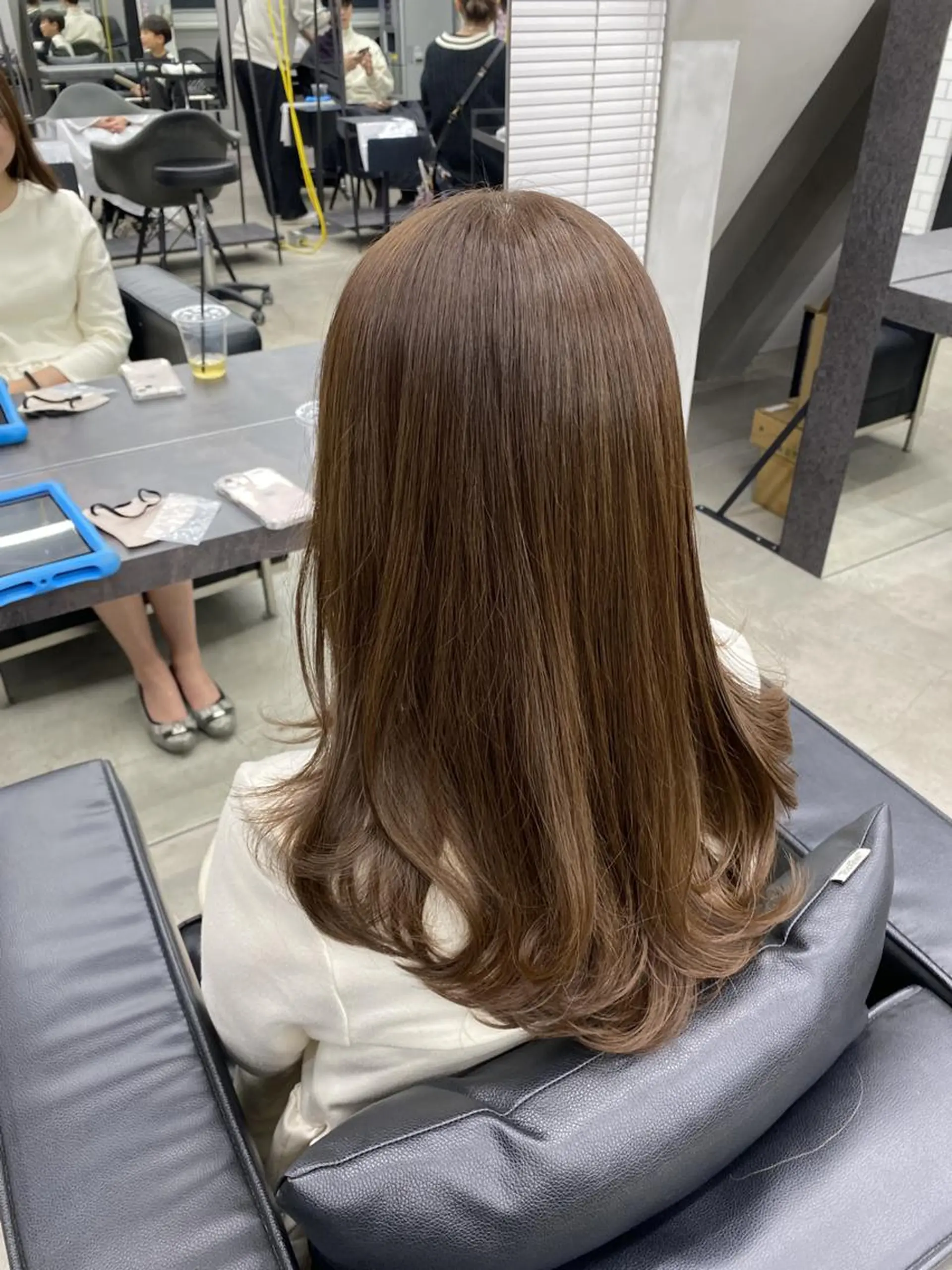 カラー ロング 髪質改善/レイヤー/ 透明感カラー🩶結華のヘアスタイル