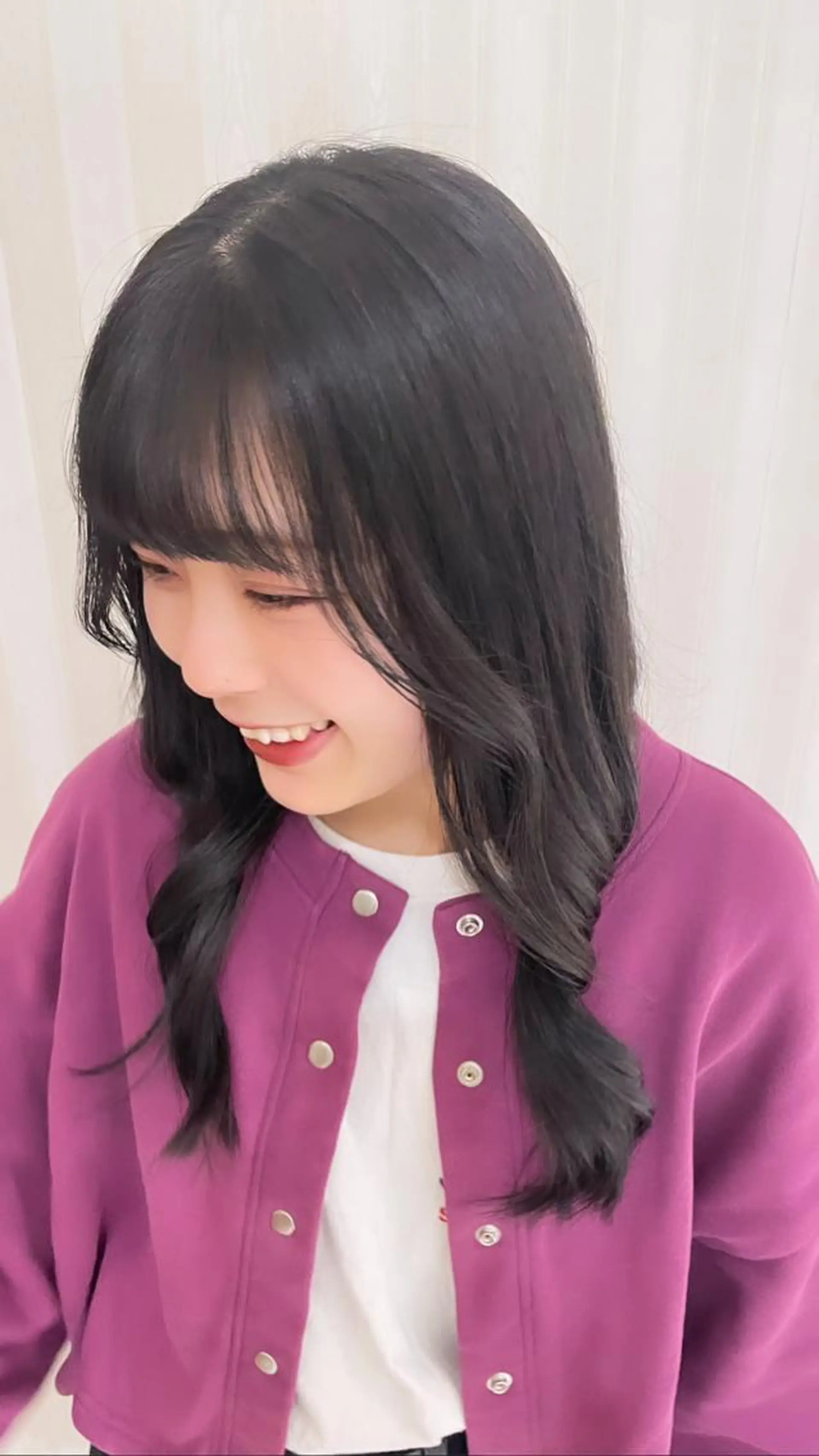 セミロング 💞暖色カラー 💞risaのヘアスタイル