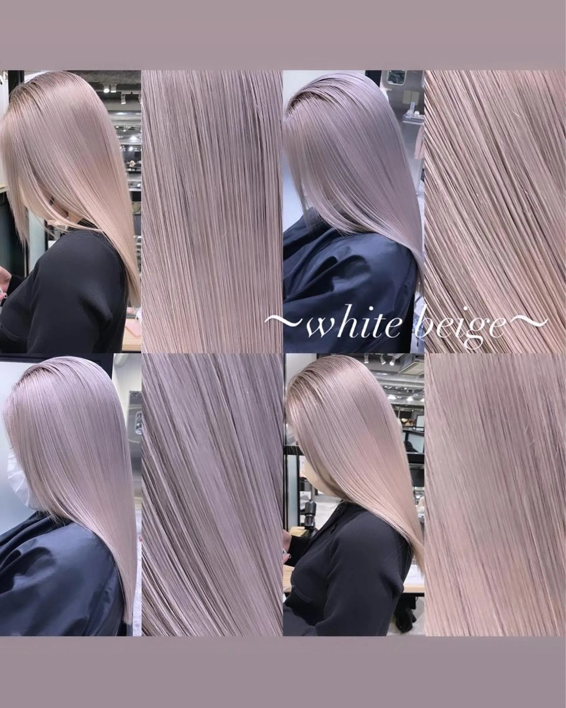 セミロング カラー カット ヘアカラー トリートメント ヘアセット 💜ハイトーン💛 マジカルかいちゃんのヘアスタイル