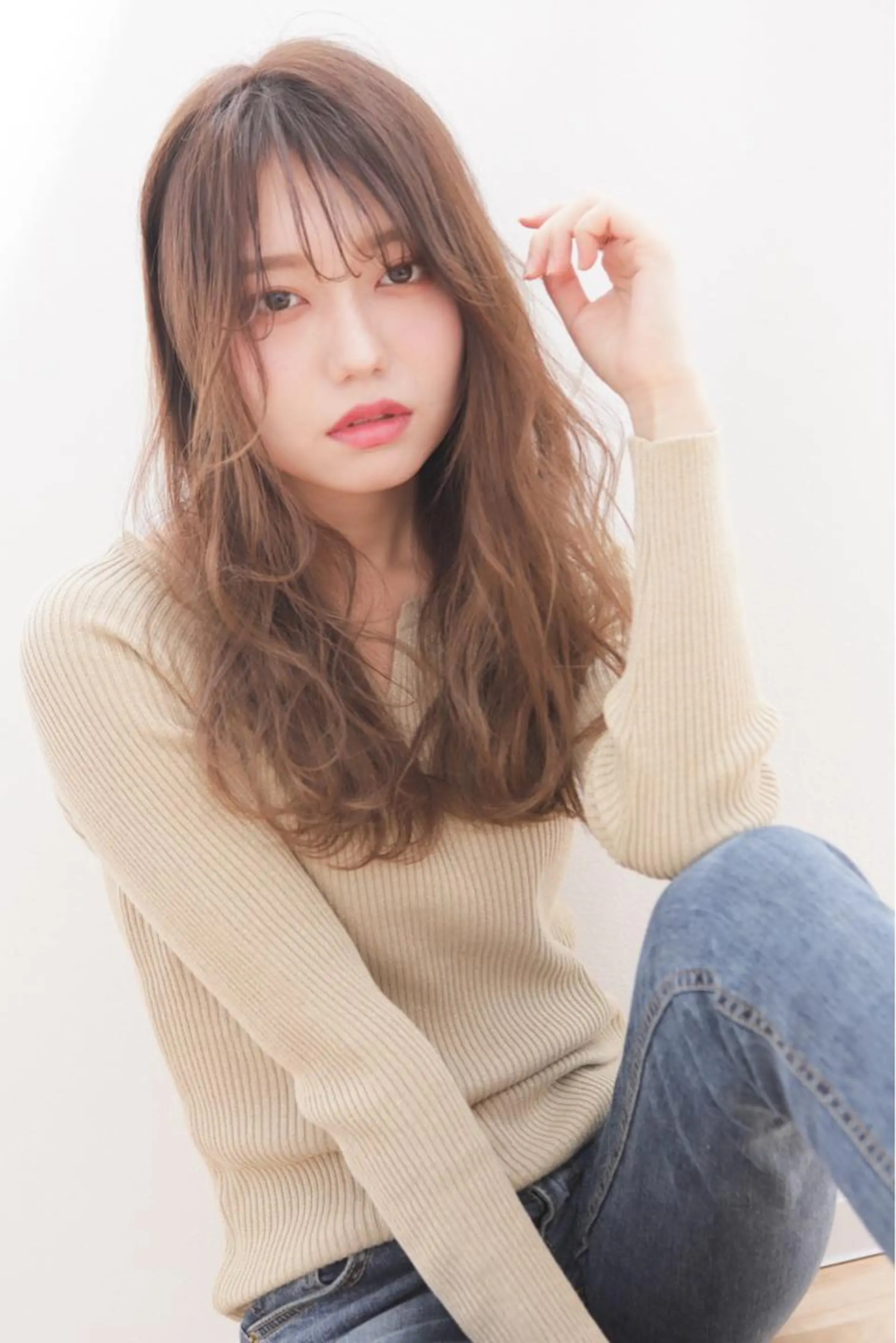 ロング カット パーマ トリートメント LOWG inTOWVALLEY所属・Hikaru Takahashiのヘアスタイル