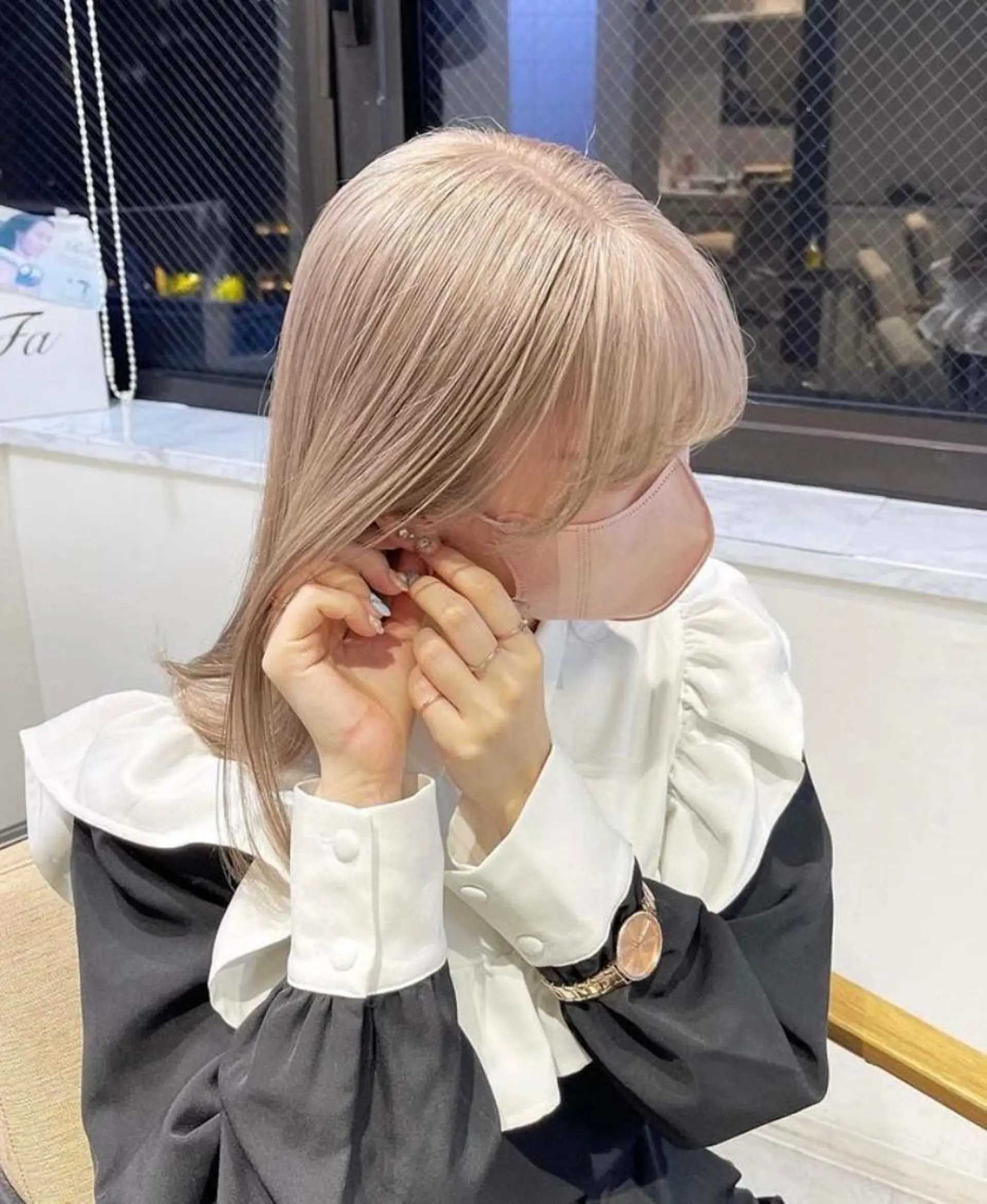 カラー シオカワ ケンショウのヘアスタイル