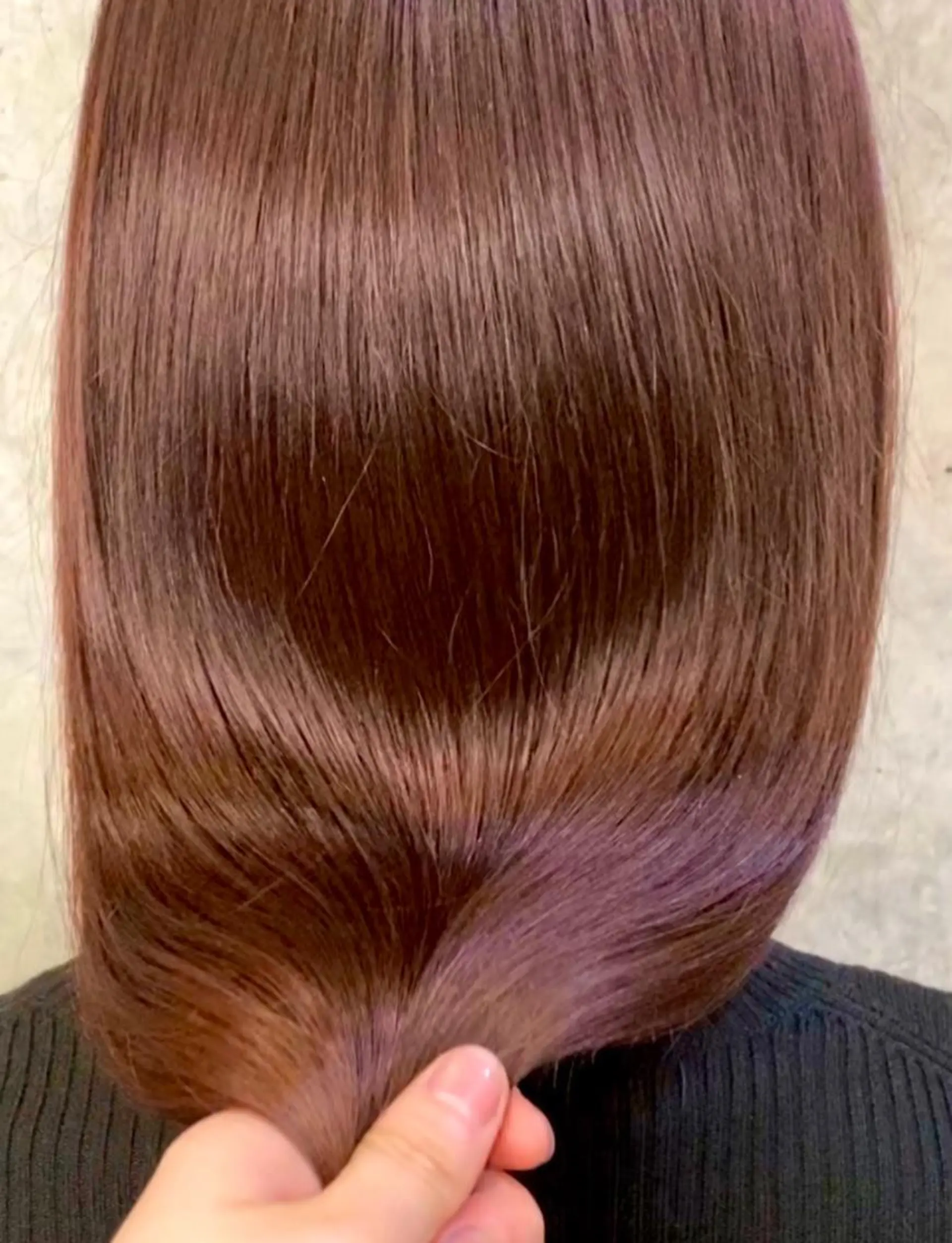 セミロング 髪質改善 カット ヘアカラー トリートメント 愛されヘア♪ 大森春奈のヘアスタイル