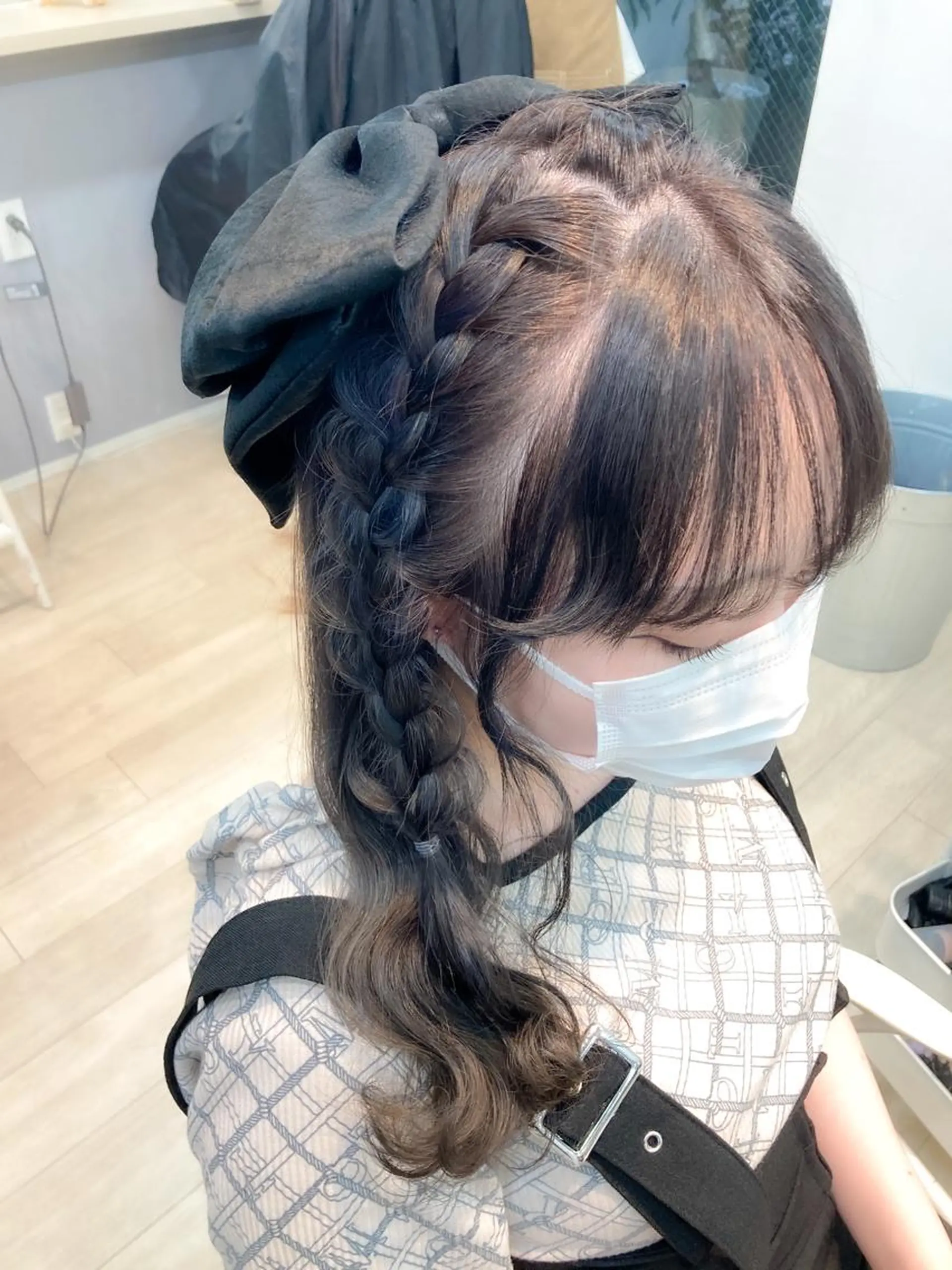 セミロング ヘアアレンジ ☁️hinako☁️ 1HAVANAのヘアスタイル
