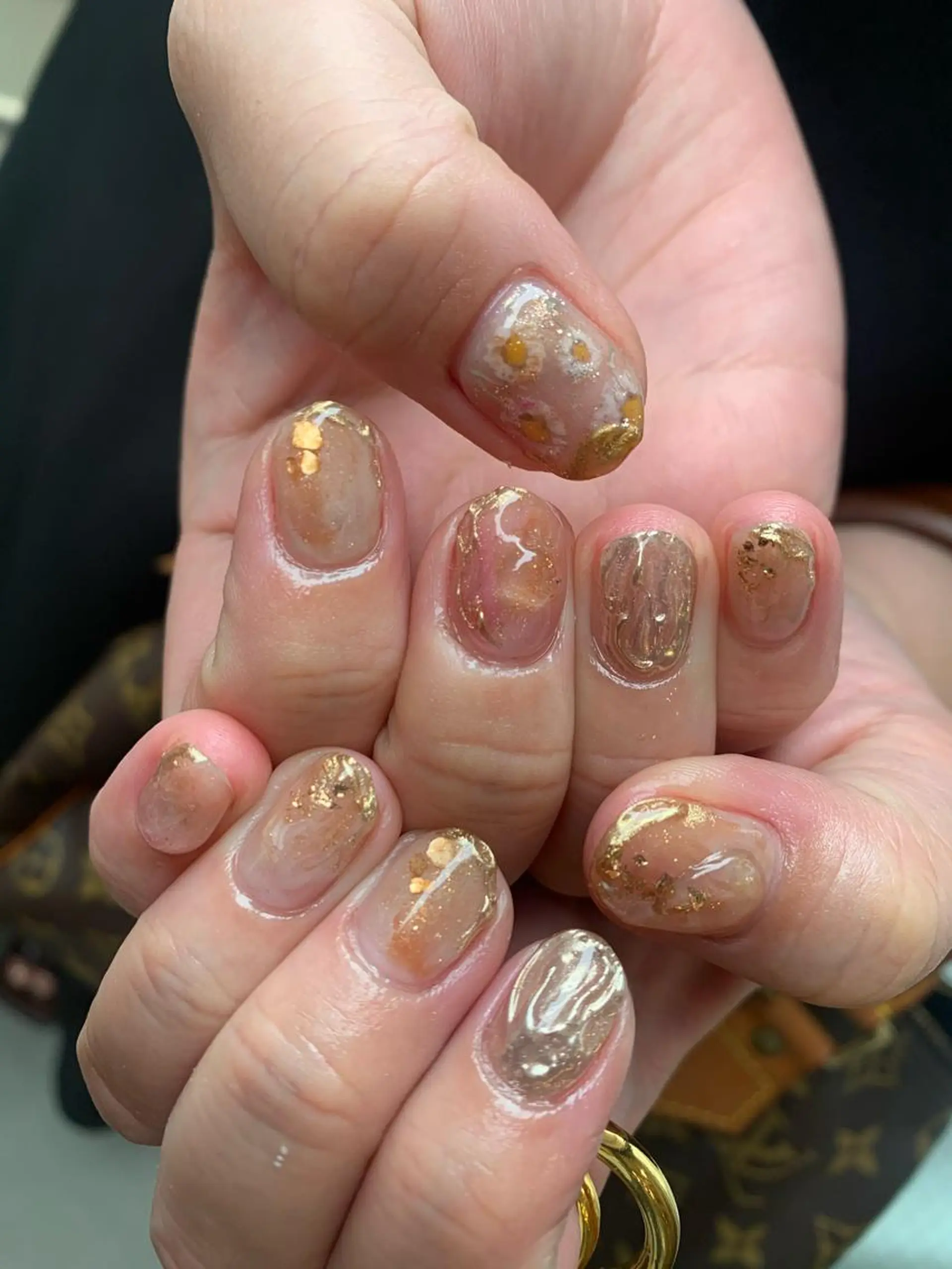 ネイル ニュアンスネイル ハンドネイル フットネイル nail＊ runa🌻のネイルデザイン