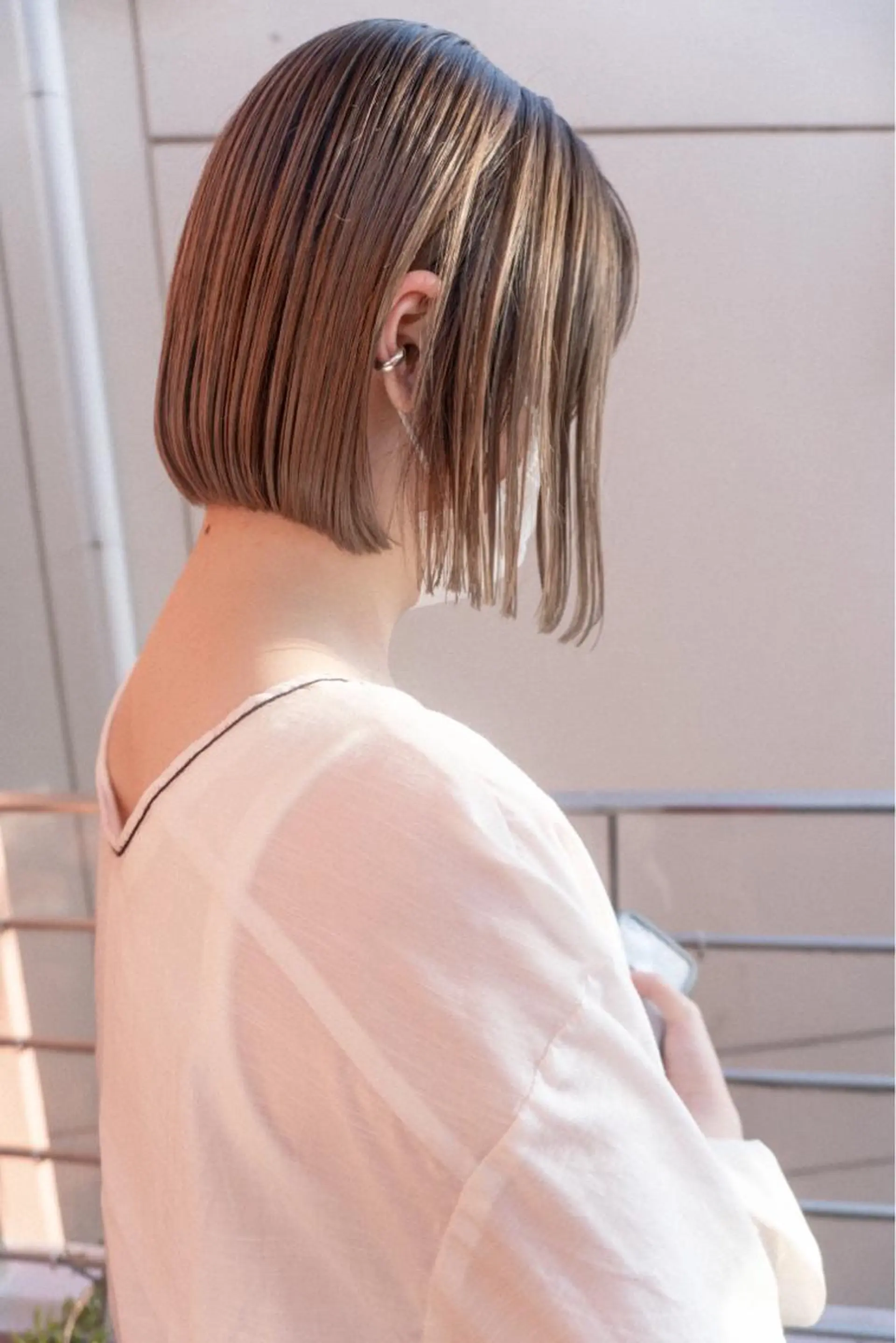 ミディアム カラー カット トリートメント ショート/レイヤー なら石井知希のヘアスタイル