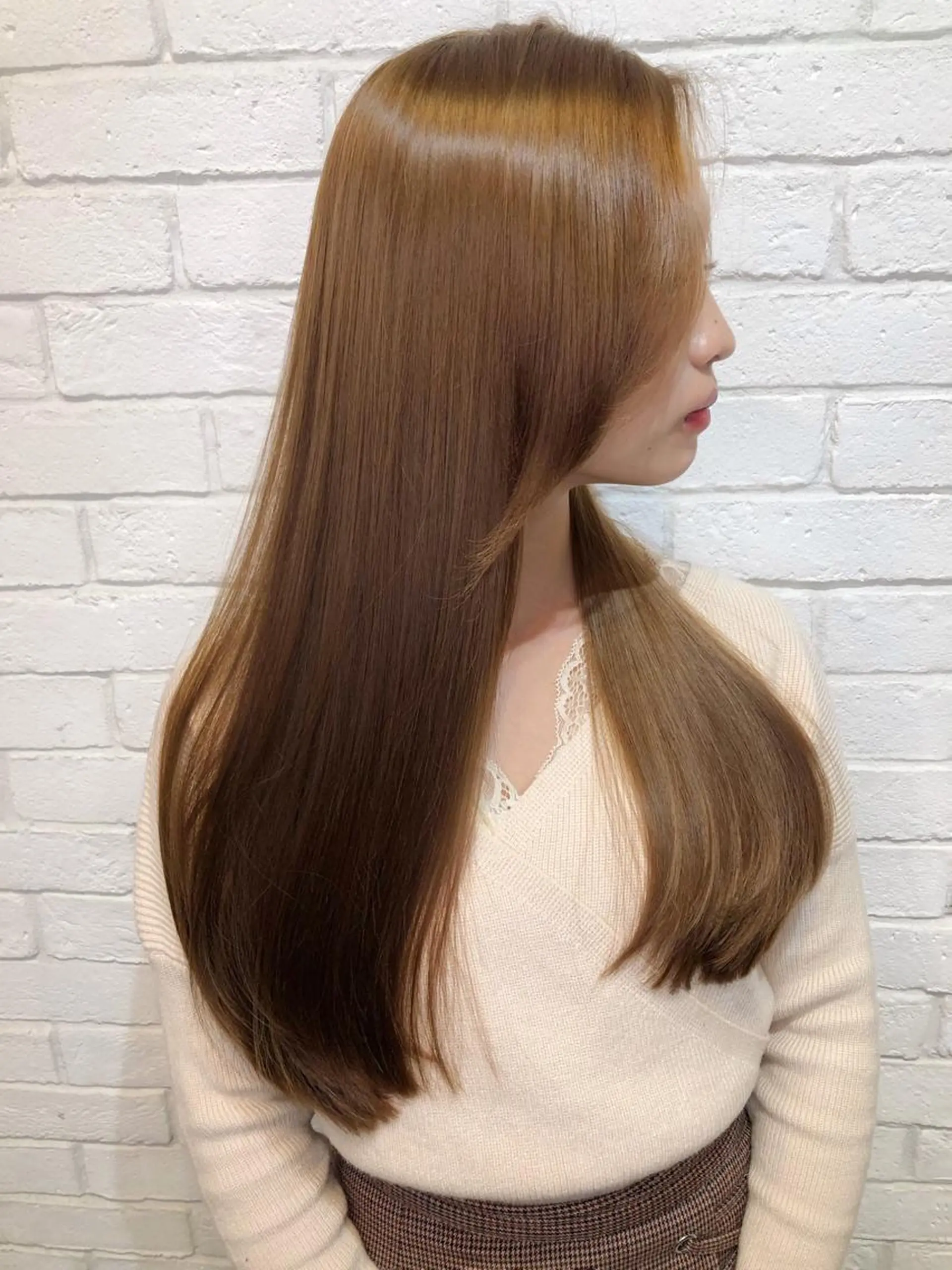 ロング トリートメント カラーアンドケアリタ kitamuuuのヘアスタイル