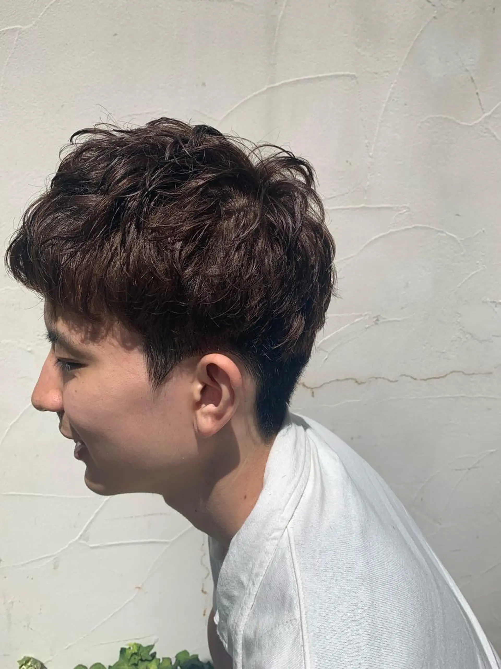 ショート カラー パーマ メンズ カット ヘッドスパ ミドウチ アヤカのヘアスタイル