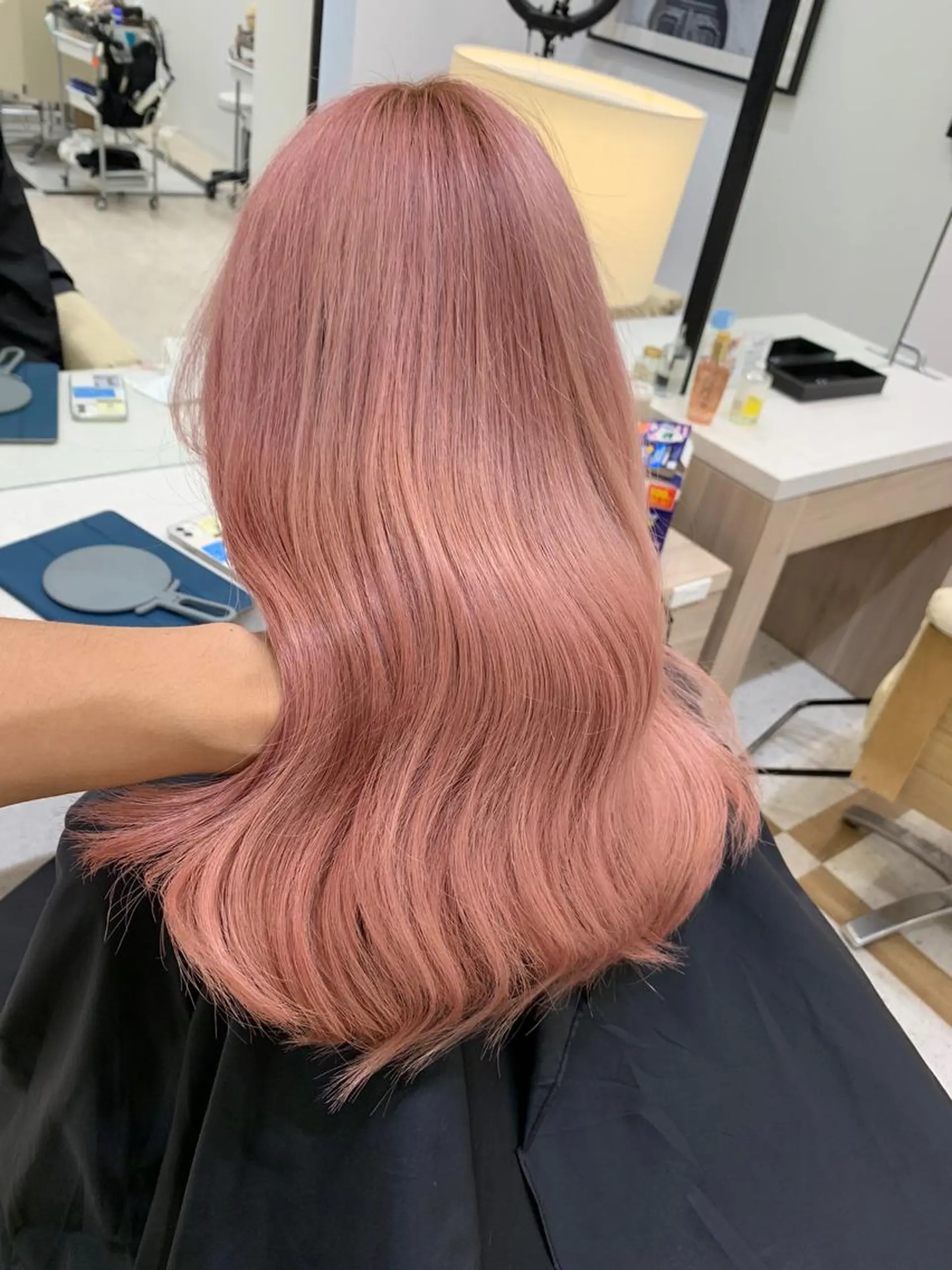 ミディアム カラー 韓国風/顔周りカット /髪質改善RYOTAのヘアスタイル