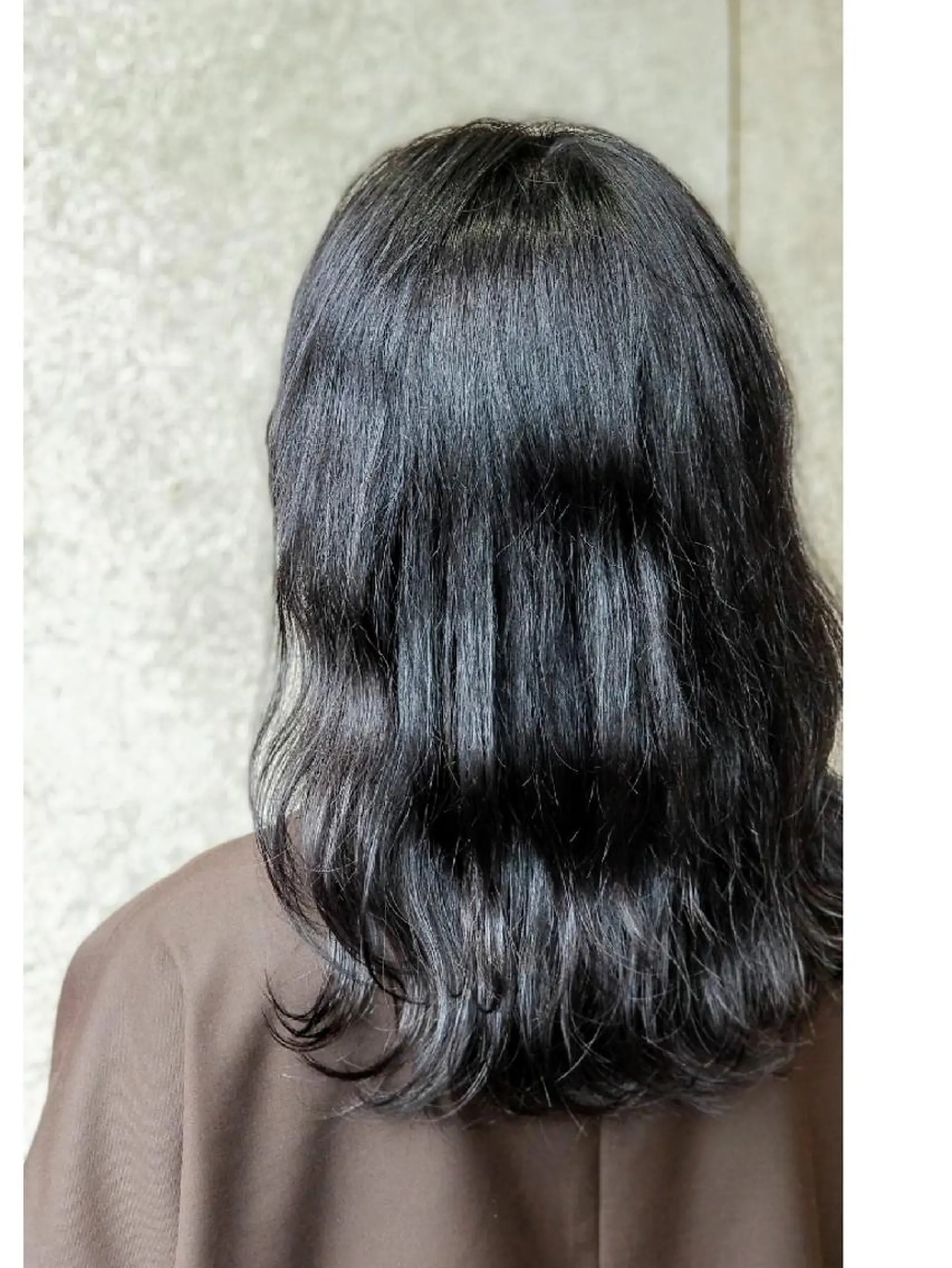 ロング カラー ダークグレー ダークグレージュ グレージュ 🌿赤み消し/ 艶カラー落合　優🌿のヘアスタイル