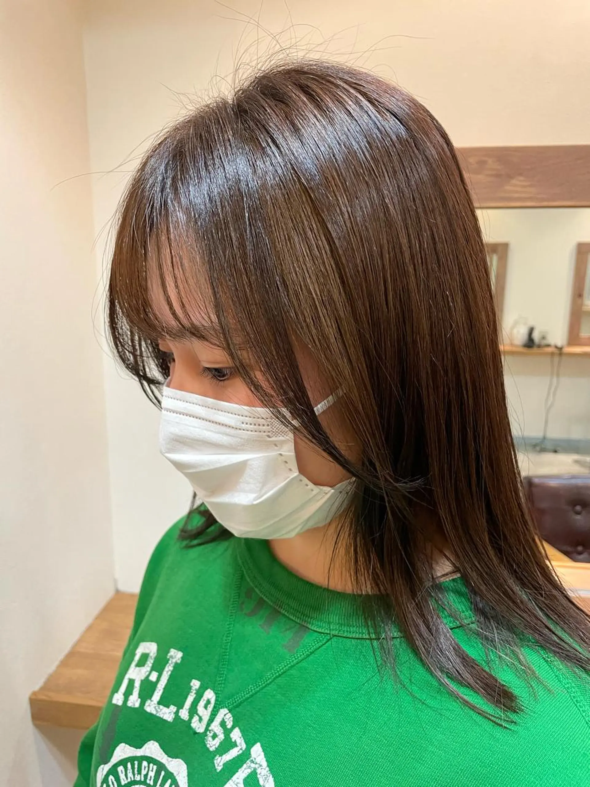 ミディアム カラー カット ヘアカラー 福田 ジュンキのヘアスタイル