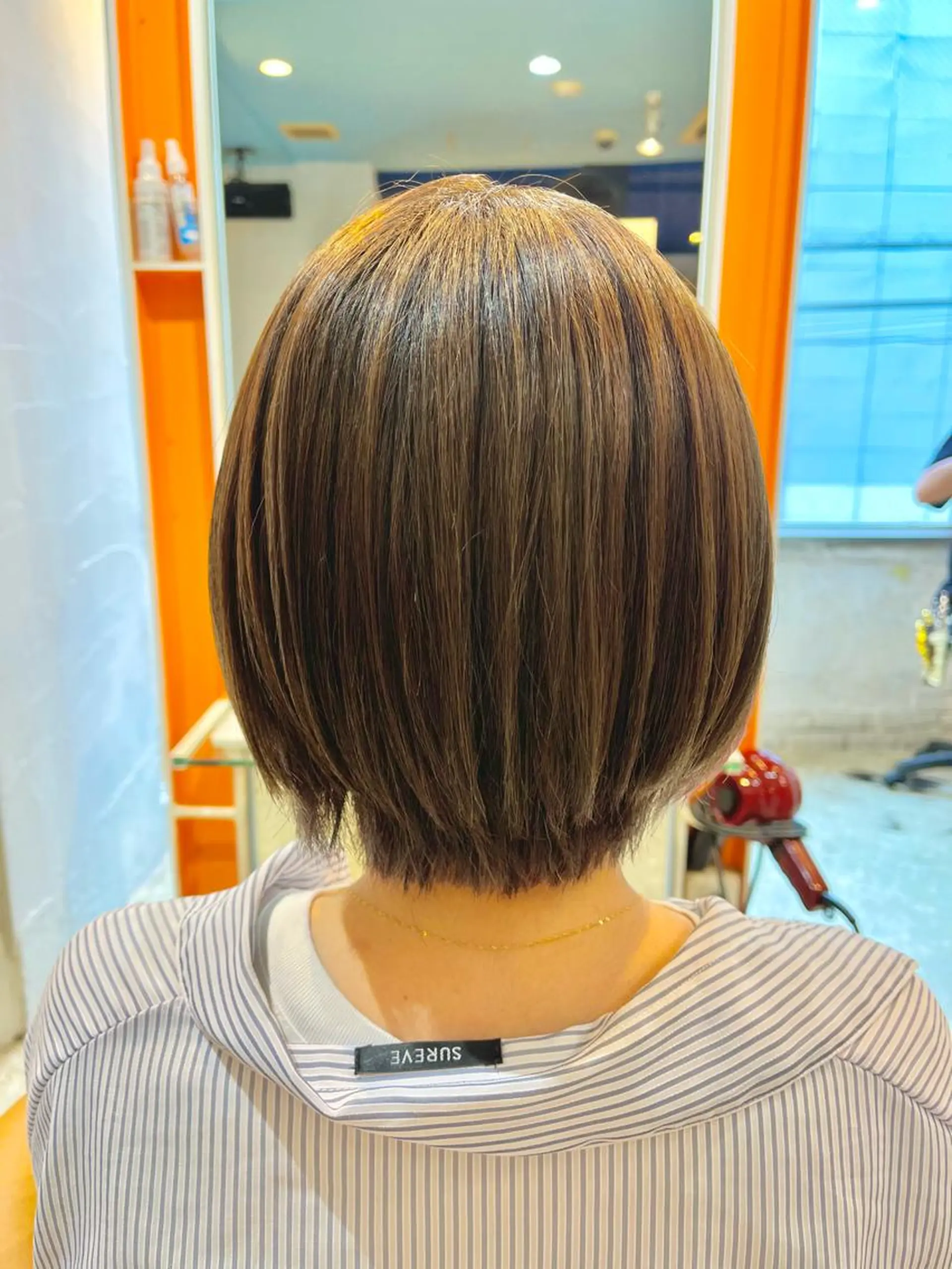 ショート カラー カット ヘアカラー トリートメント うしだ かおるのヘアスタイル