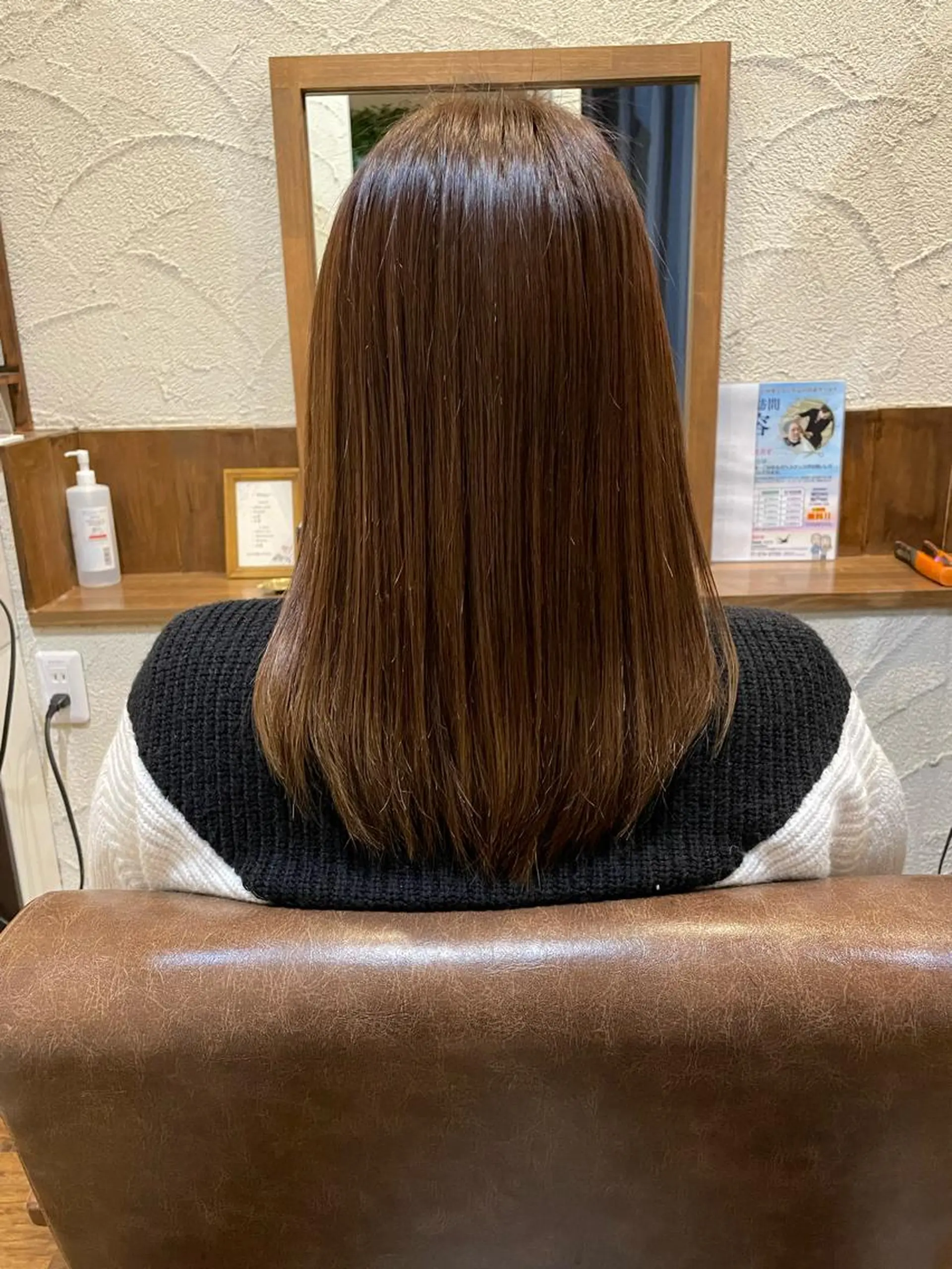 セミロング 牧 純也のヘアスタイル