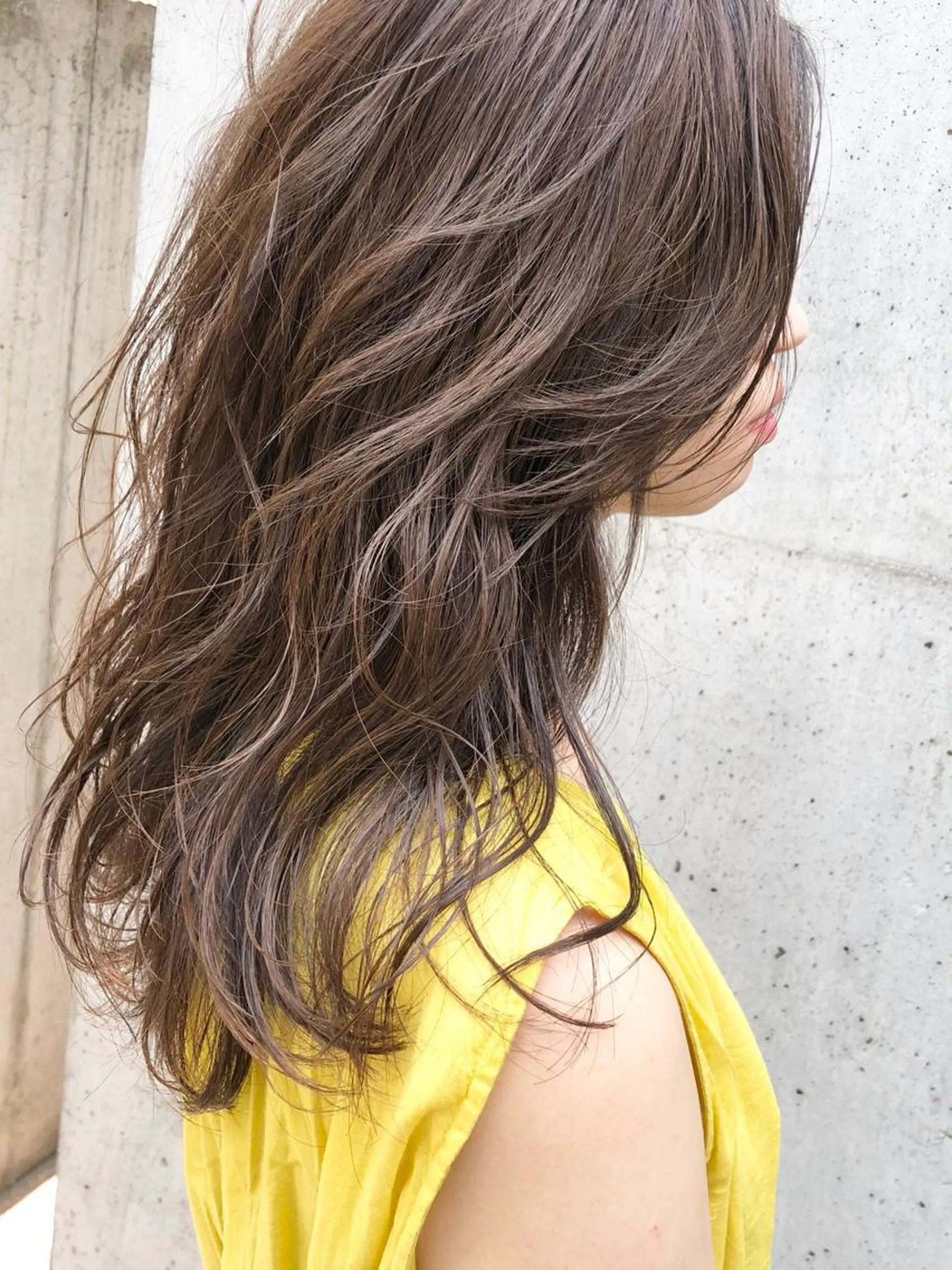 ロング カラー ヘアアレンジ 似合わせ専門美容師 なかじまのヘアスタイル