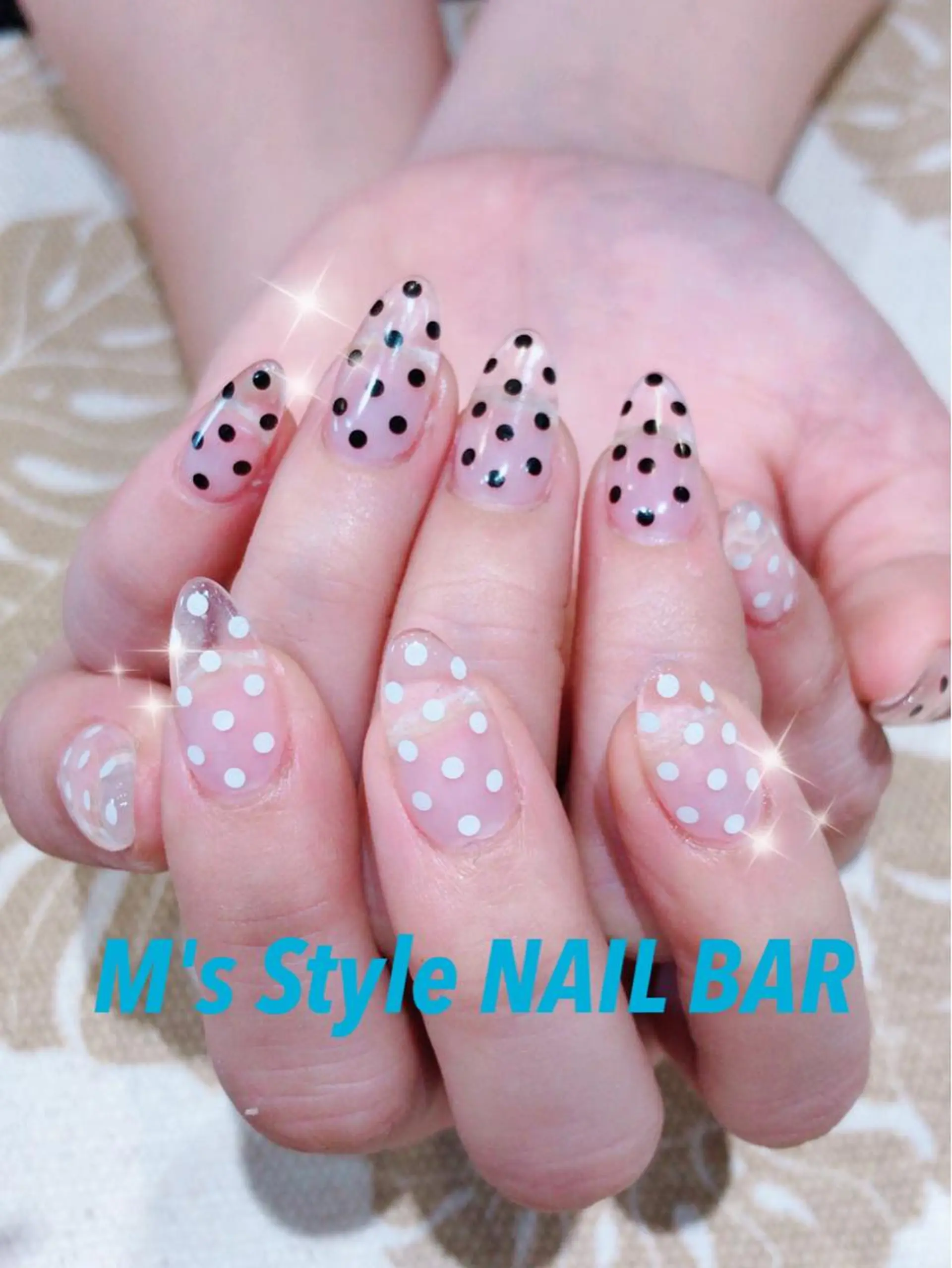 ネイル ドット 持ち込み ハンドネイル M's Style NAIL BARのネイルデザイン
