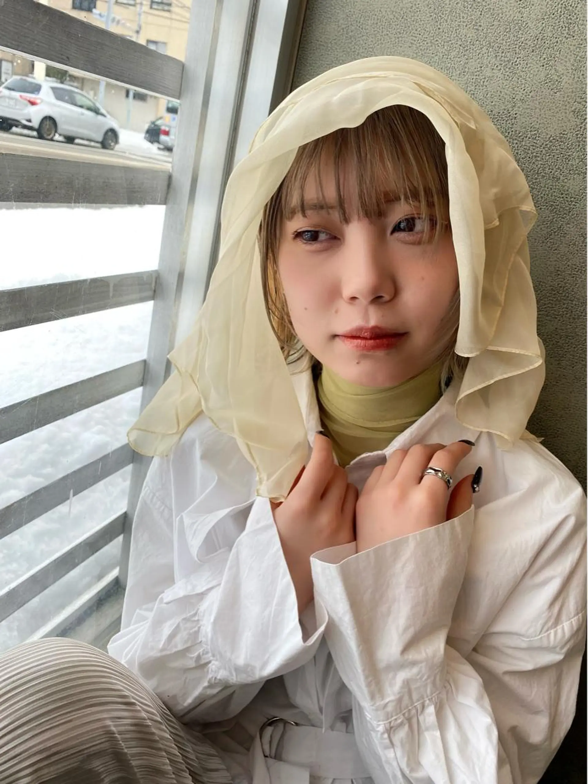 ミディアム 立野 希沙のヘアスタイル