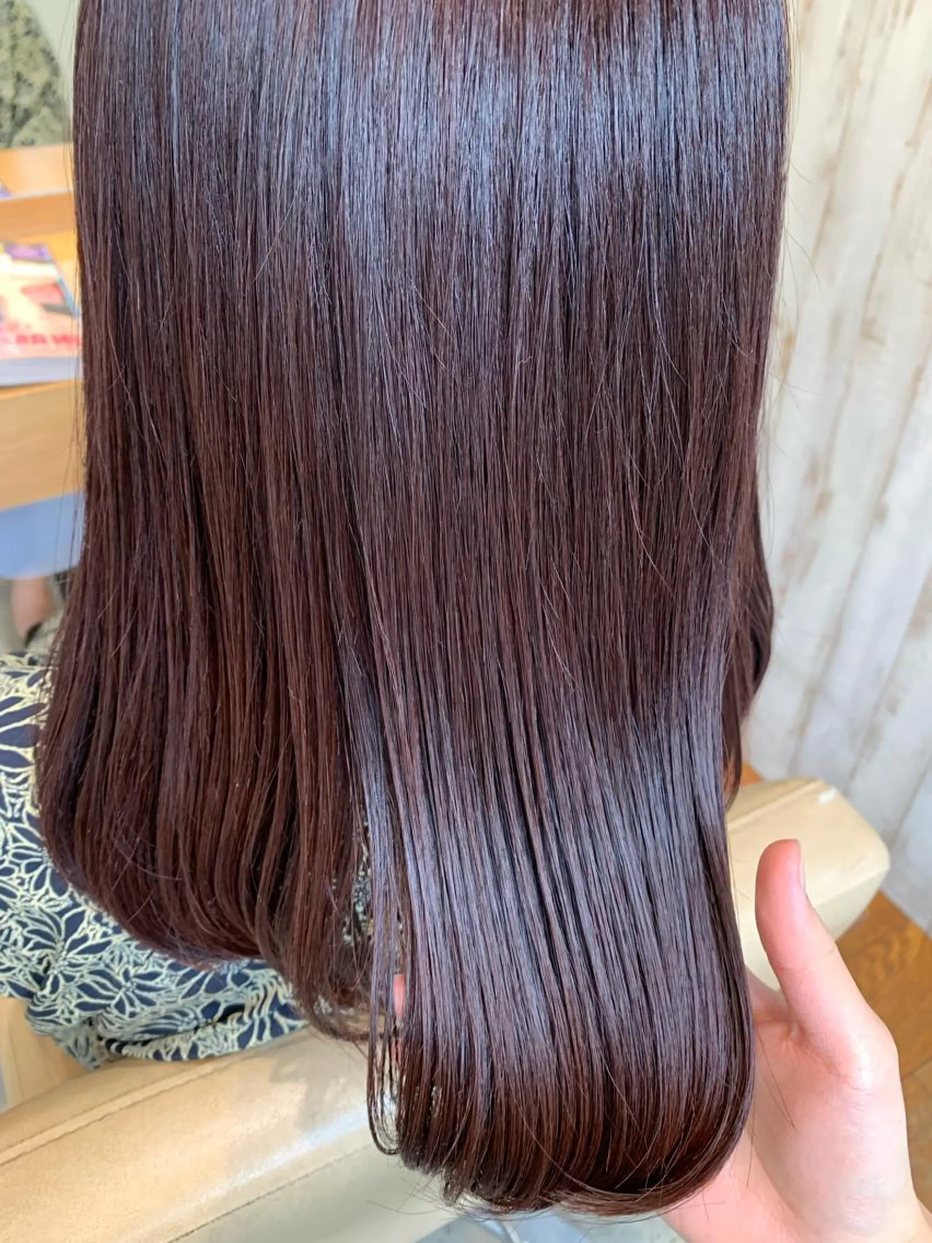 ミディアム ヘアカラー トリートメント 森山 佳小里/カラー /似合わせカットのヘアスタイル