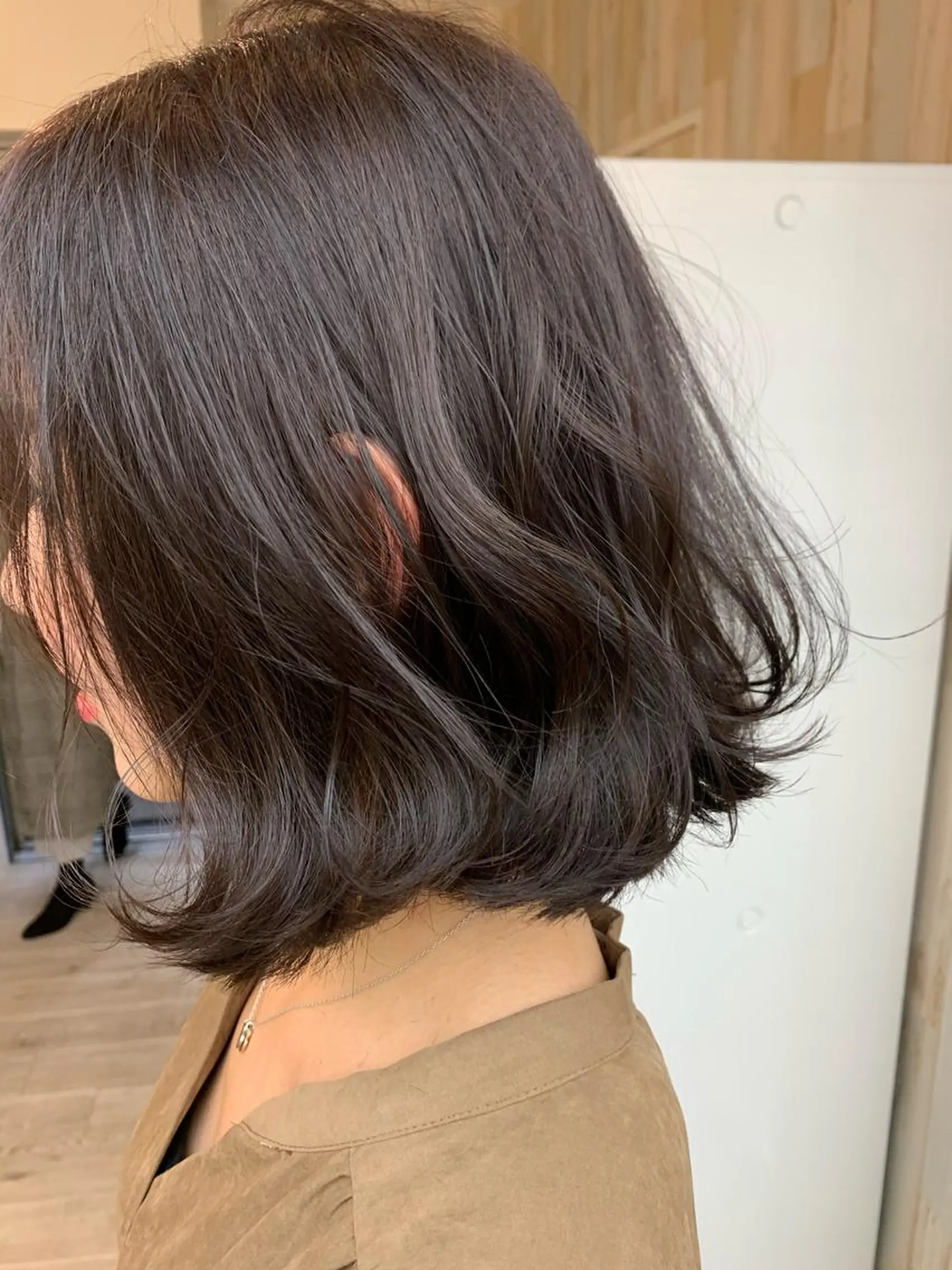 ショート カラー 透明感カラー グレージュ ハイライトカラー イルミナカラー ラベンダーカラー fhami 店長 髪質改善 DAITOのヘアスタイル