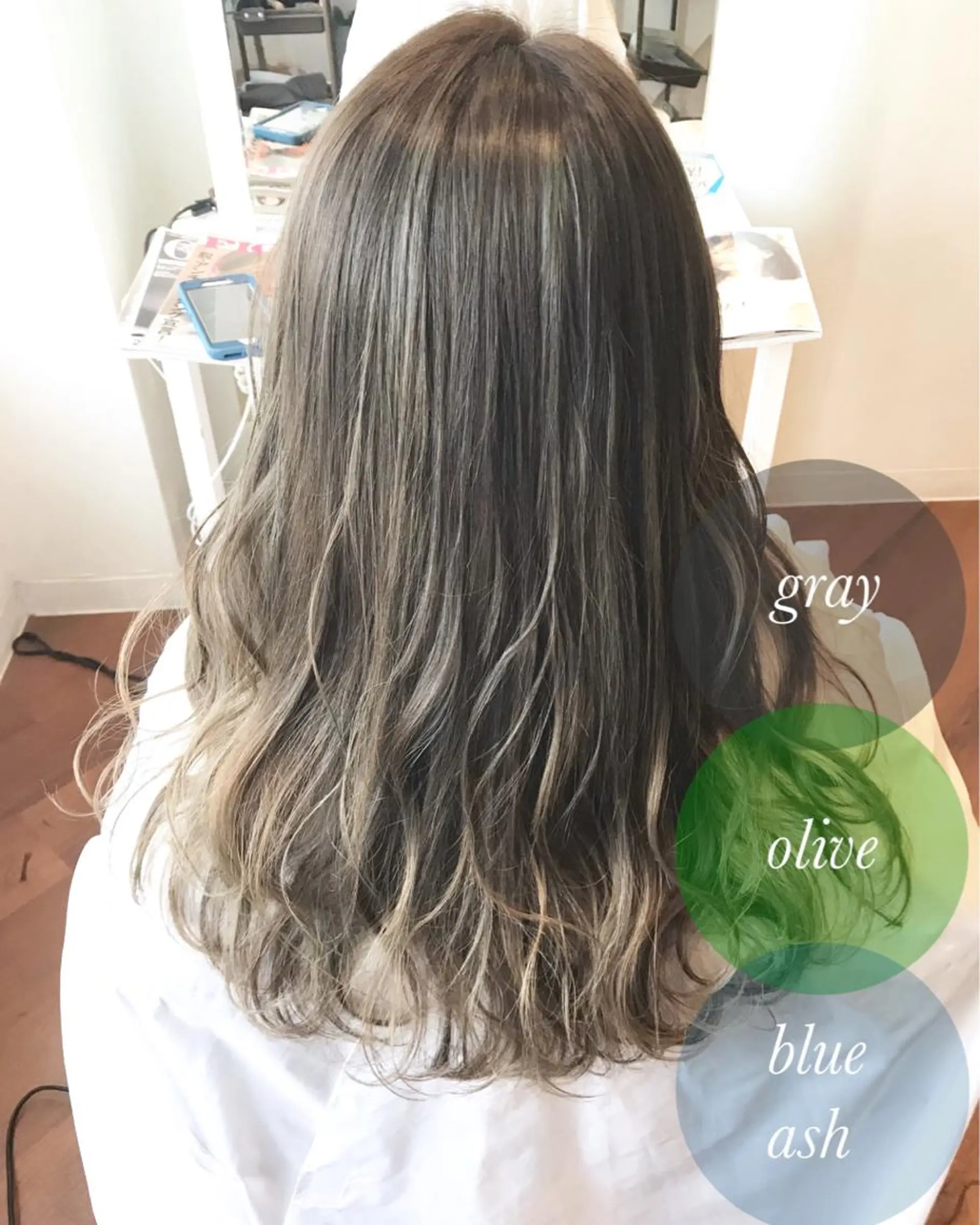 セミロング カラー Livre所属・【ツヤ髪カラー】本郷 星音のヘアスタイル