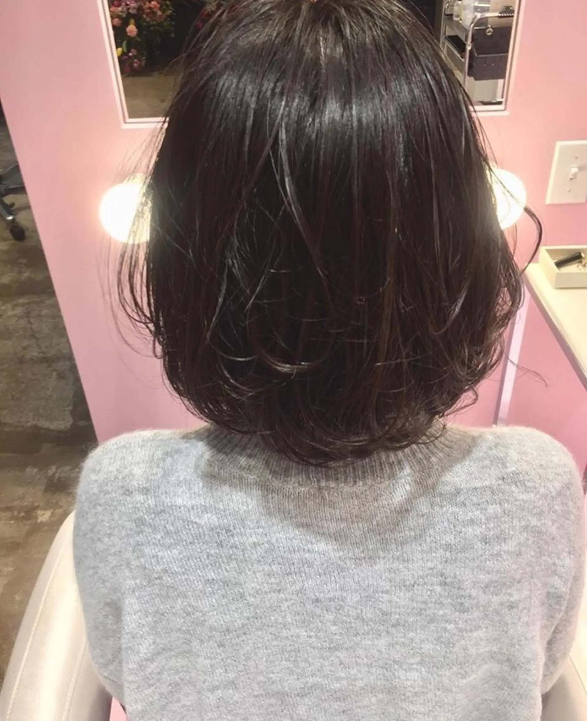 ミディアム カット ヘアカラー トリートメント 所渉/韓国レイヤー /ウルフカットのヘアスタイル