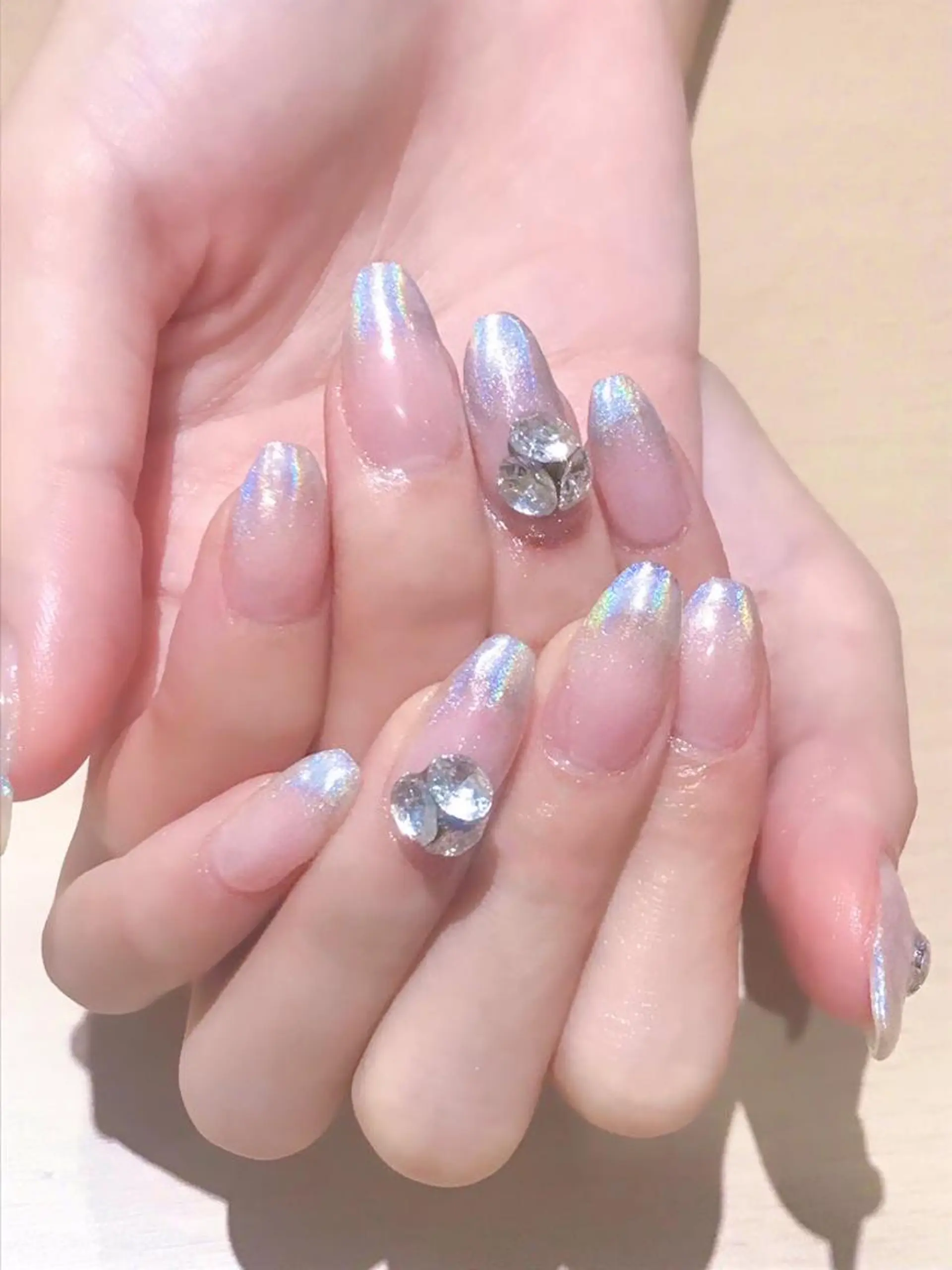 ネイル ジェルネイル グラデーション 冬ネイル Nyanco Nailのネイルデザイン