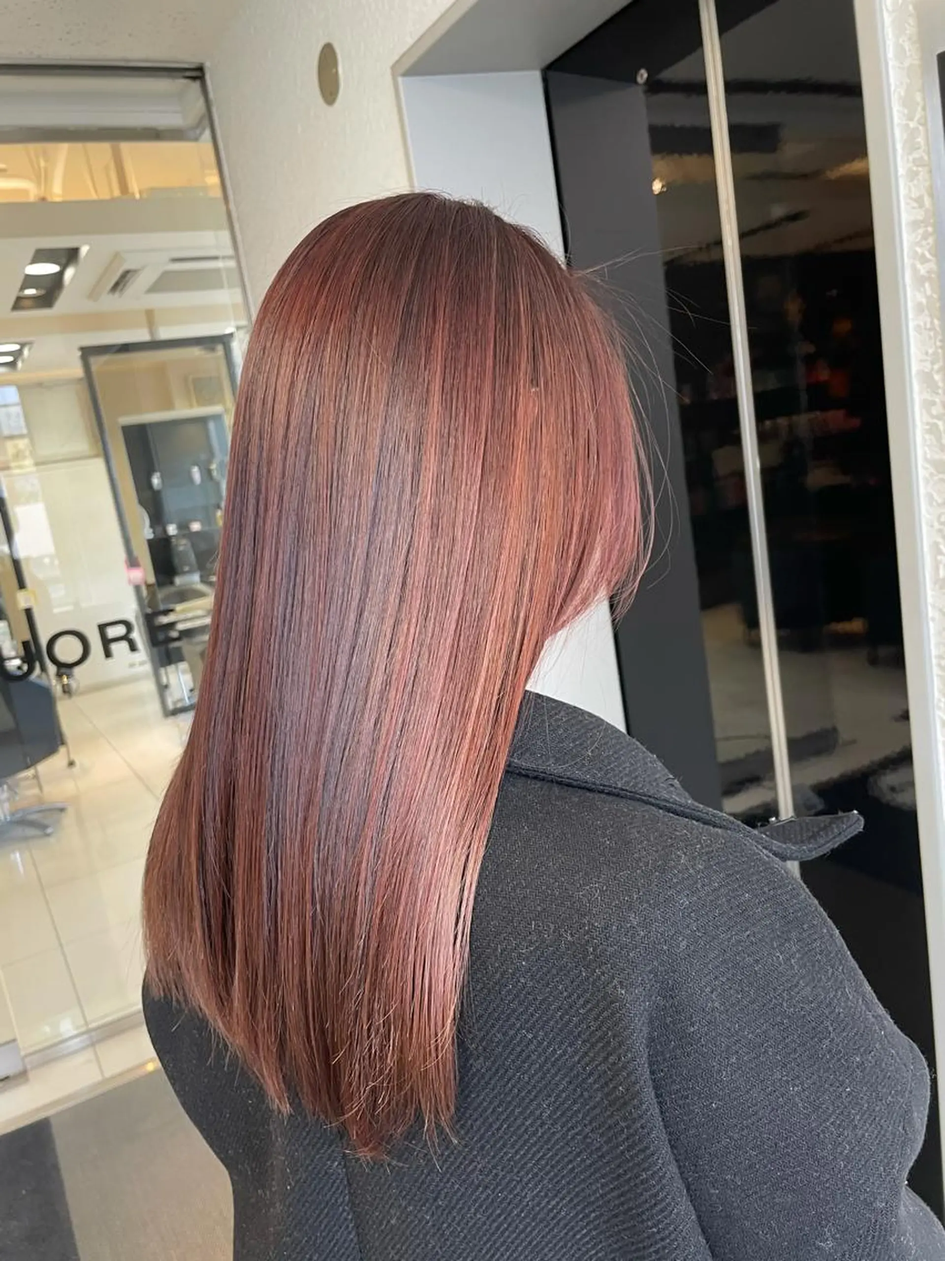 ロング カラー ヘアアレンジ キッズ ハイライトカラー ピンクカラー ハイライト 縮毛矯正 トリートメント ヘアセット 髪質改善カラー🦋 田村のヘアスタイル