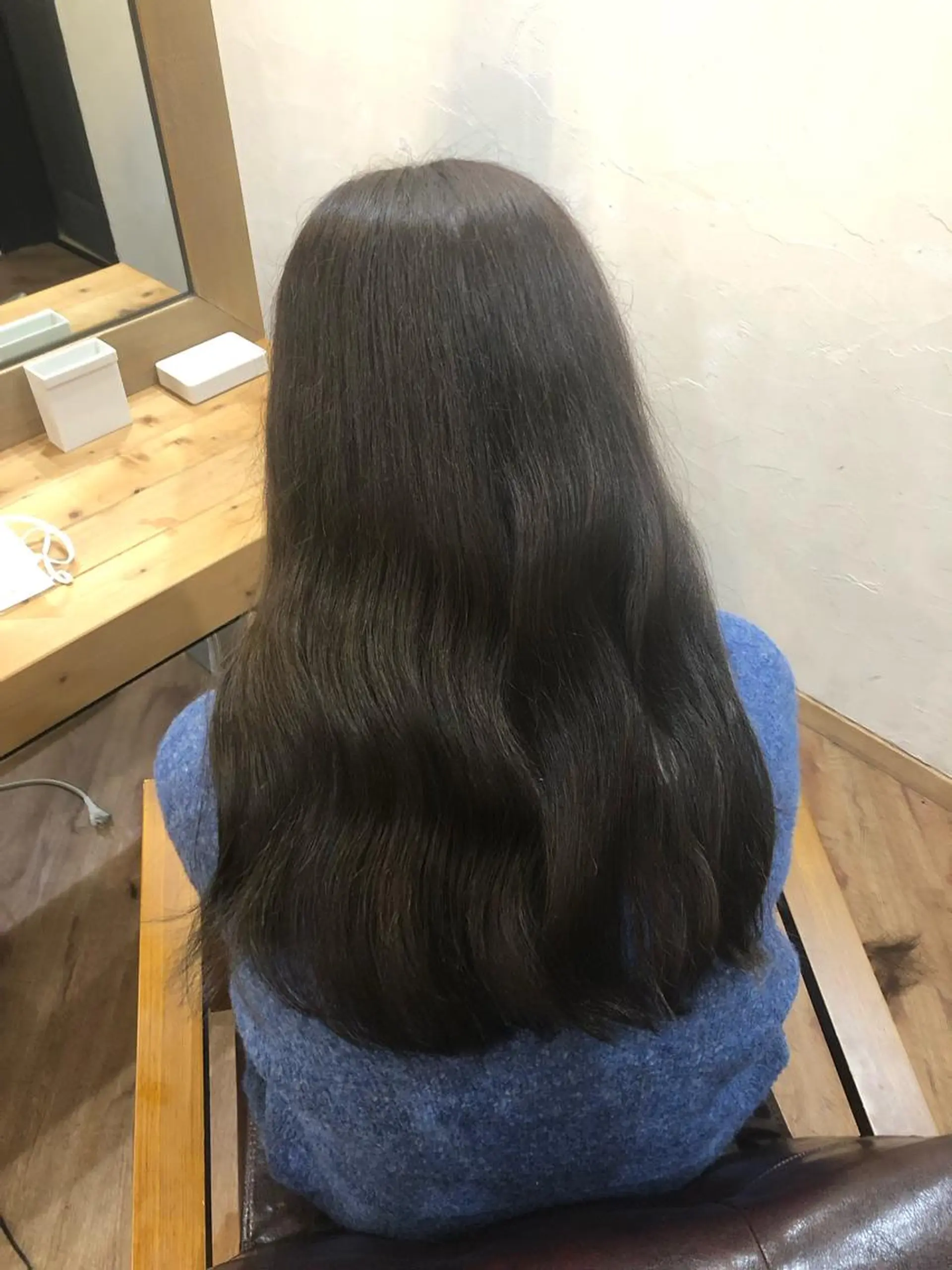 ロング カラー ヘアカラー トリートメント 縮毛矯正/髪質改善 予約はリクエストからのヘアスタイル