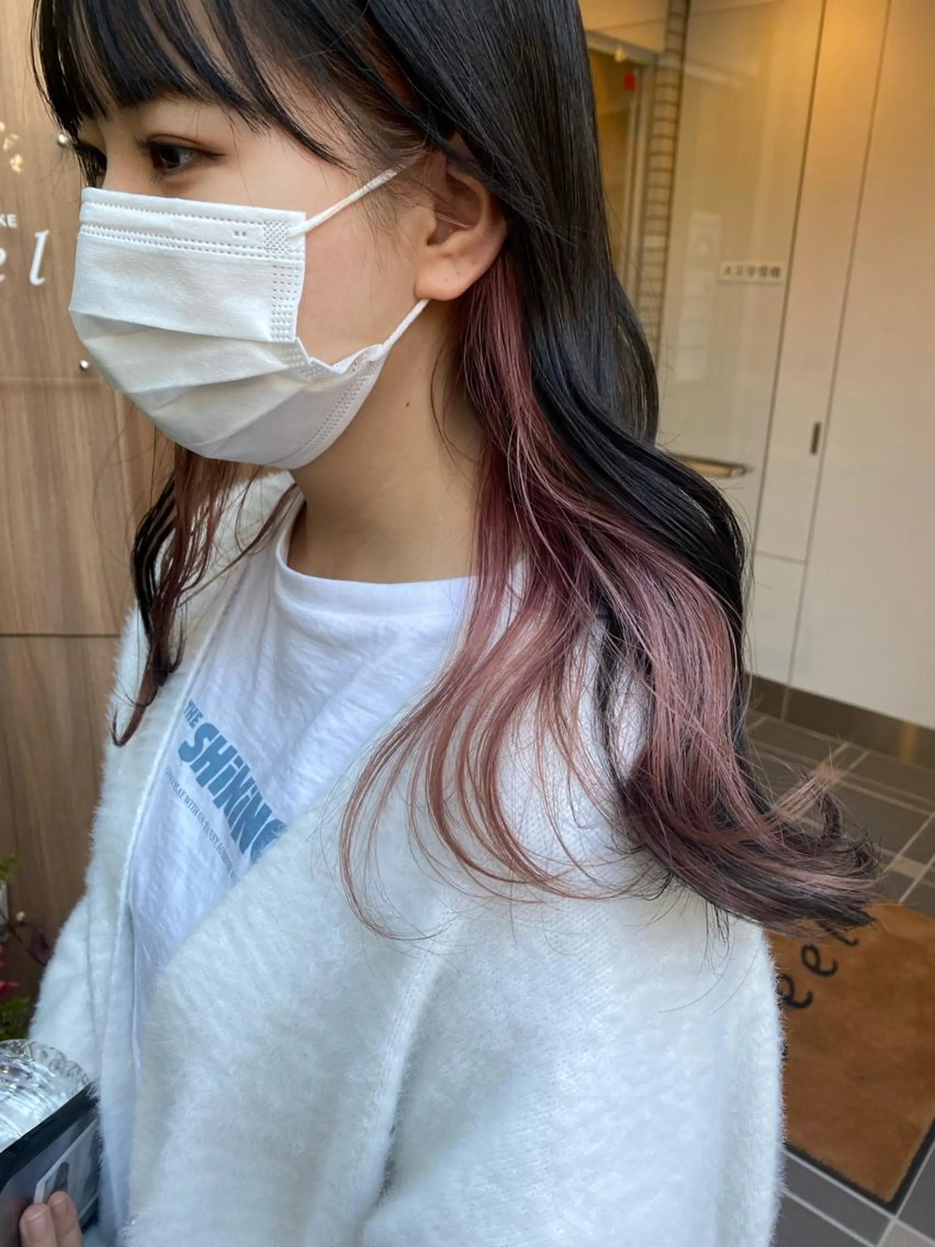 ロング レイヤーカット /透明感/千葉怜寿のヘアスタイル