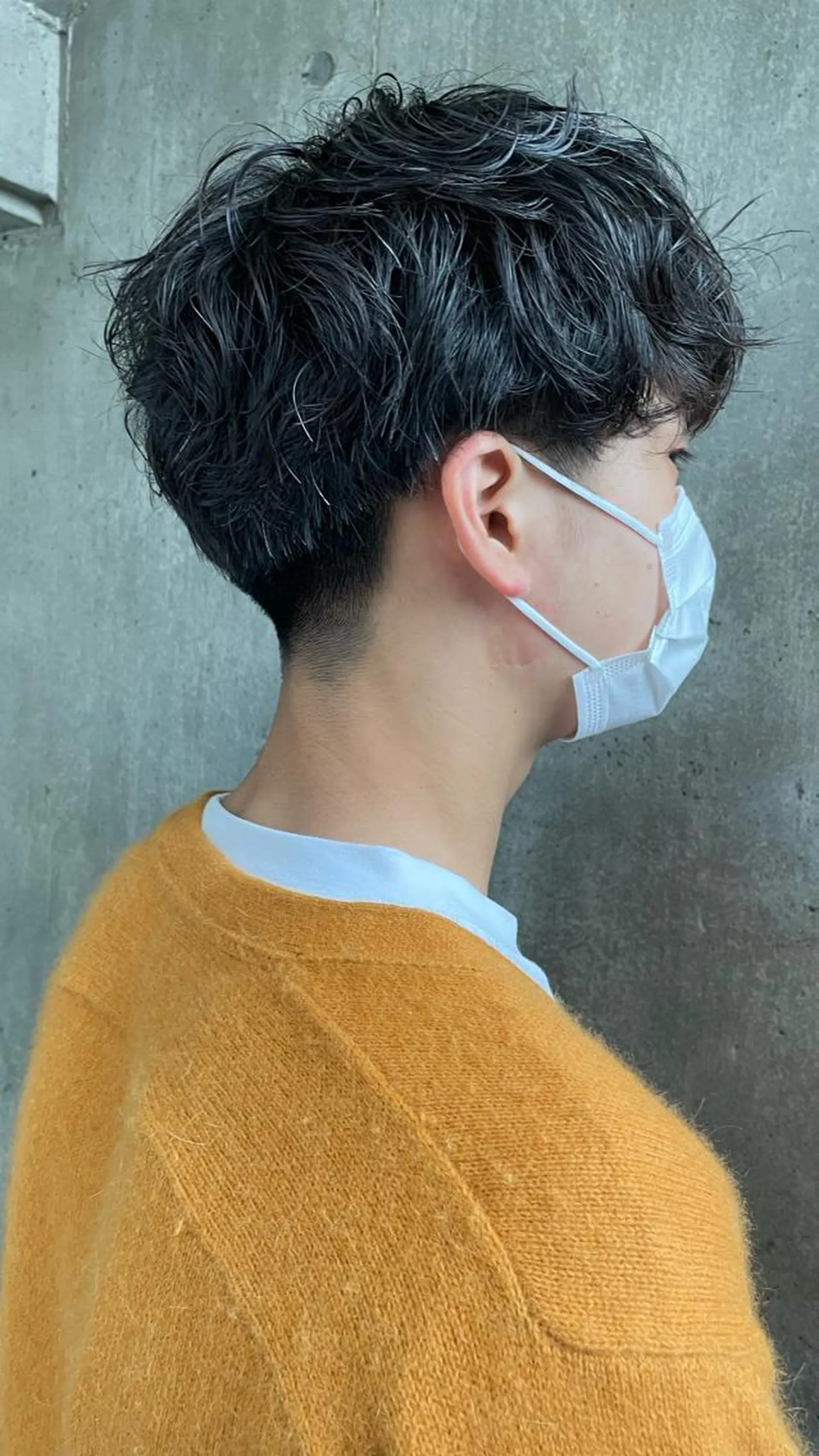 パーマ メンズ もりたみかこ 美容師お休み中のヘアスタイル