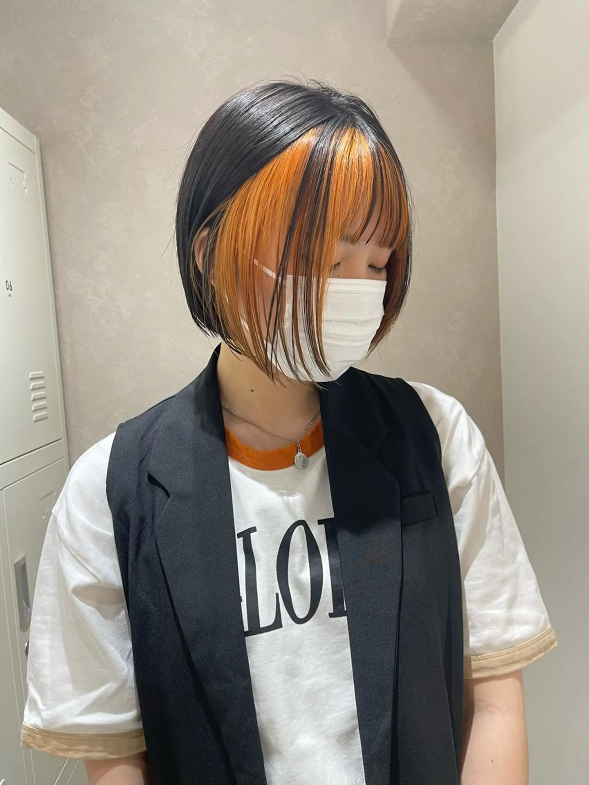 ショート ヘアカラー 早瀬裕之 パーマのヘアスタイル