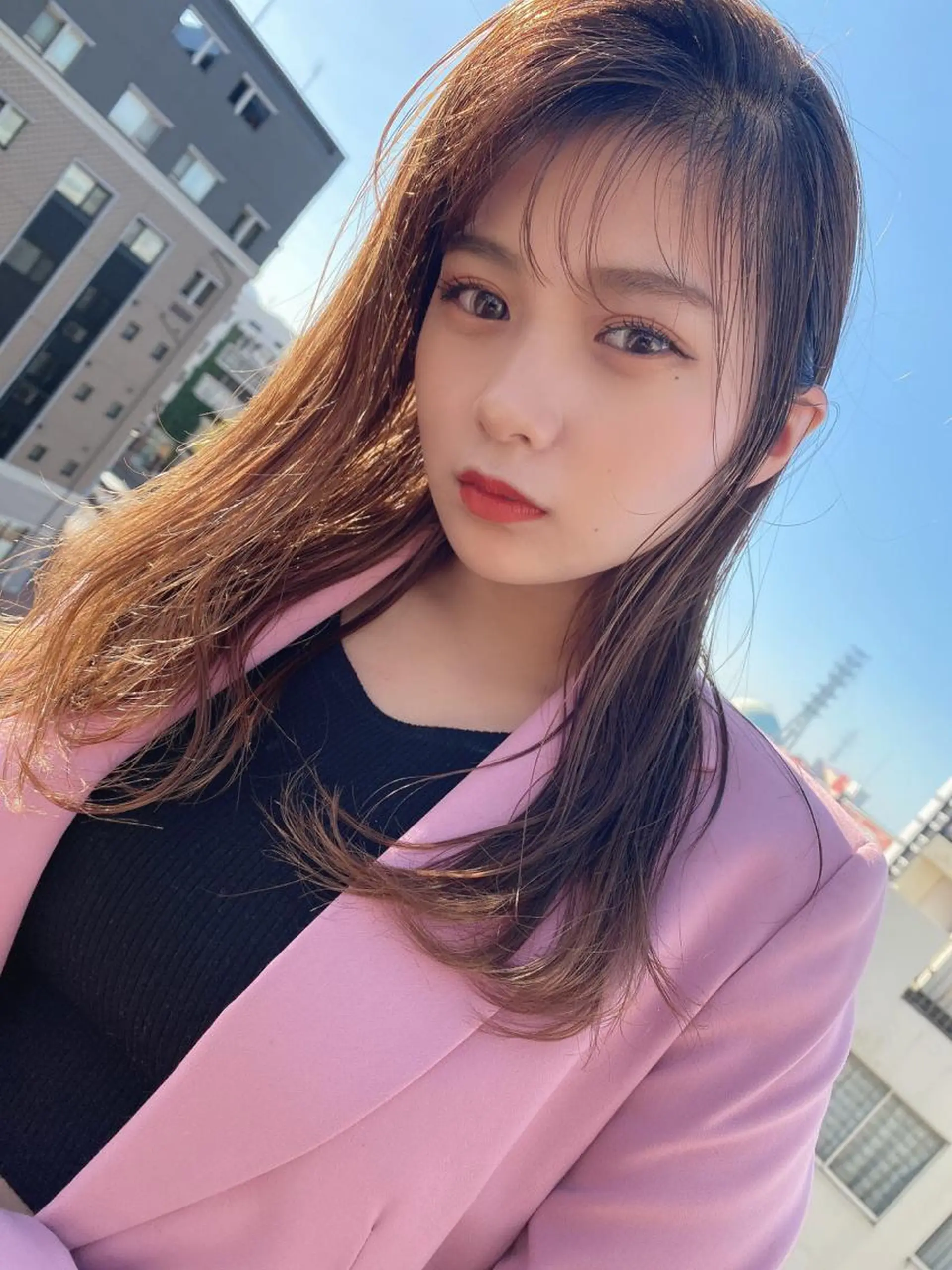 セミロング カラー 🍎吉川浩生 トップスタイリストのヘアスタイル