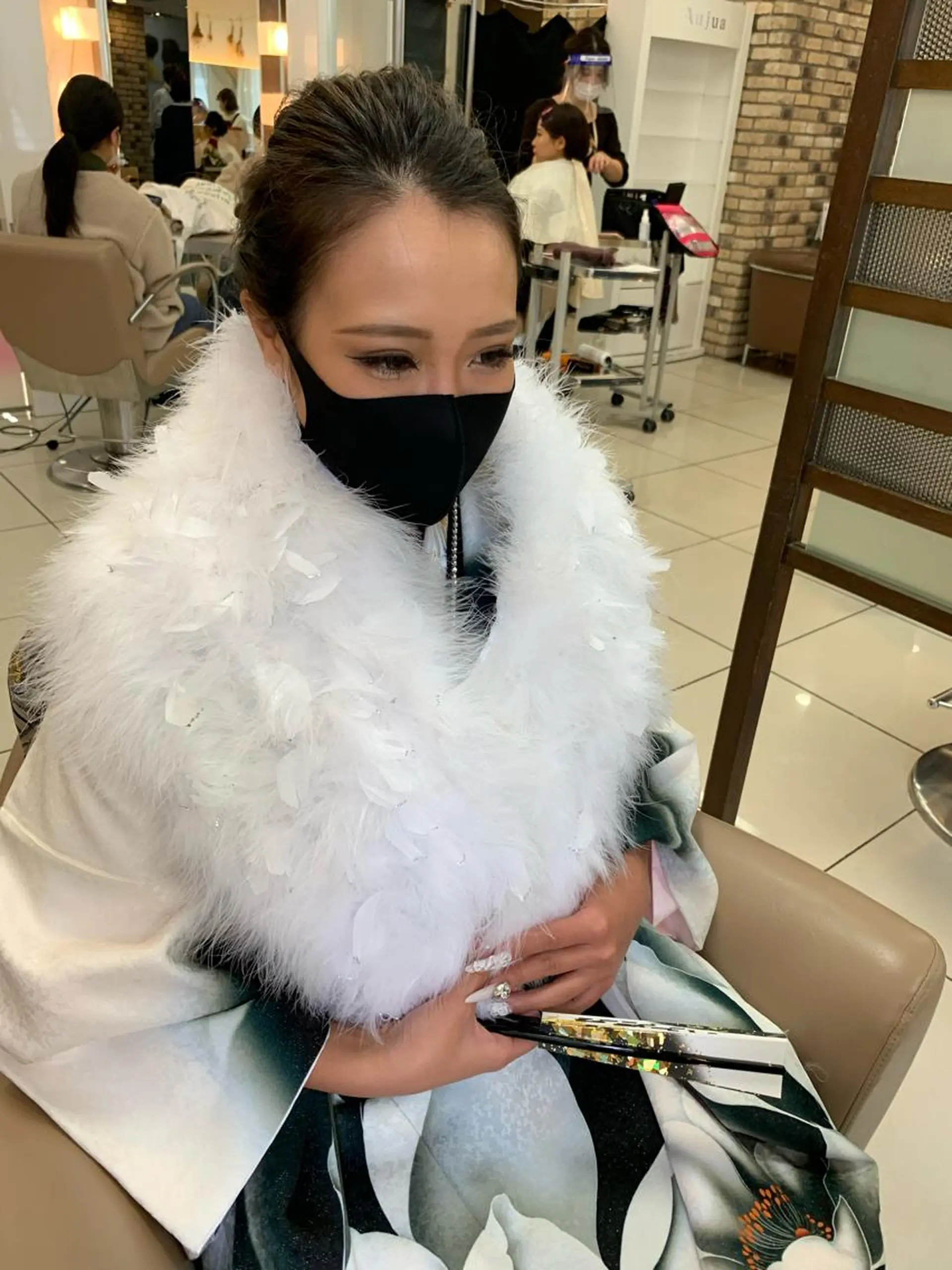 ロング 羽エクステ🩷 🤍まき🤍のマツエク・マツパデザイン