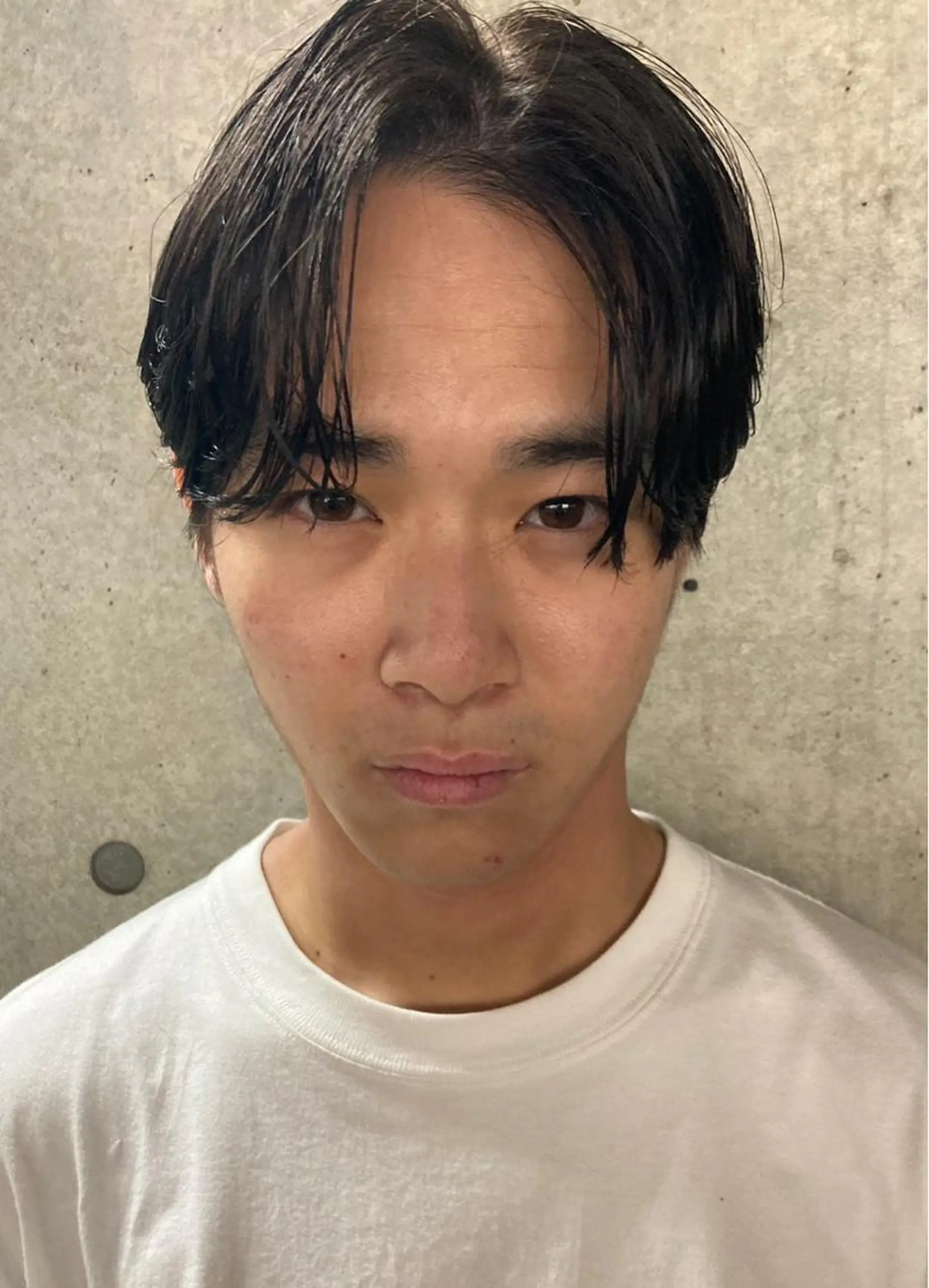 ショート カラー メンズ ネイビーカラー joh/メンズ/ ブリーチ/矢場町のヘアスタイル