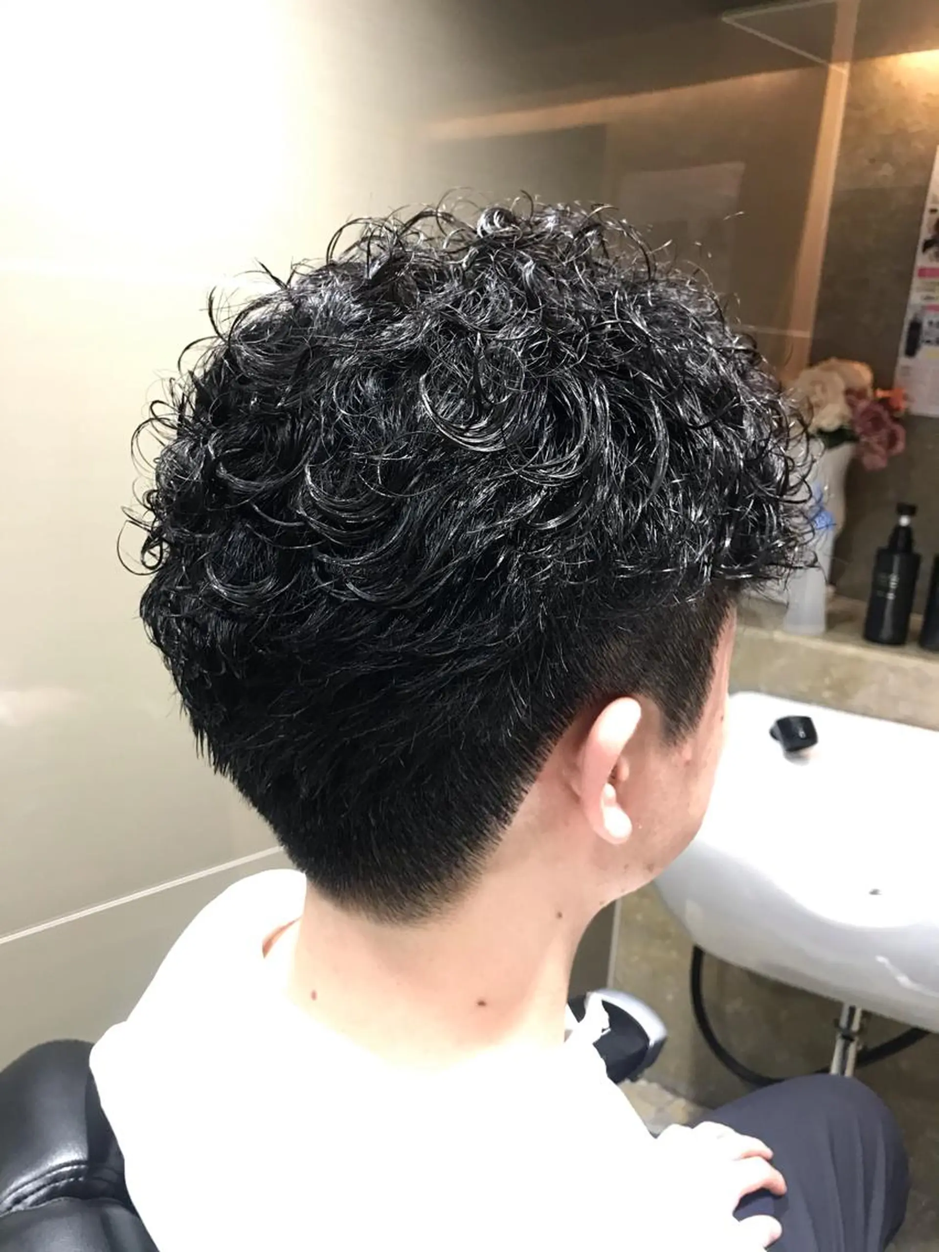 ショート プレミアムバーバー 表参道のヘアスタイル