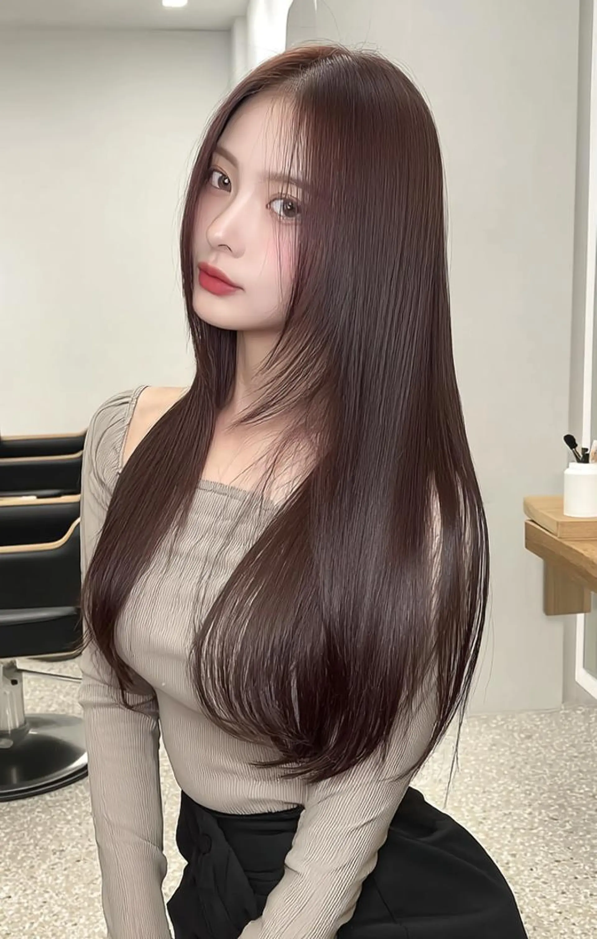 ロング 髪質改善 縮毛矯正 カット 縮毛矯正 美髪メニュー特化✨️ ひなののヘアスタイル