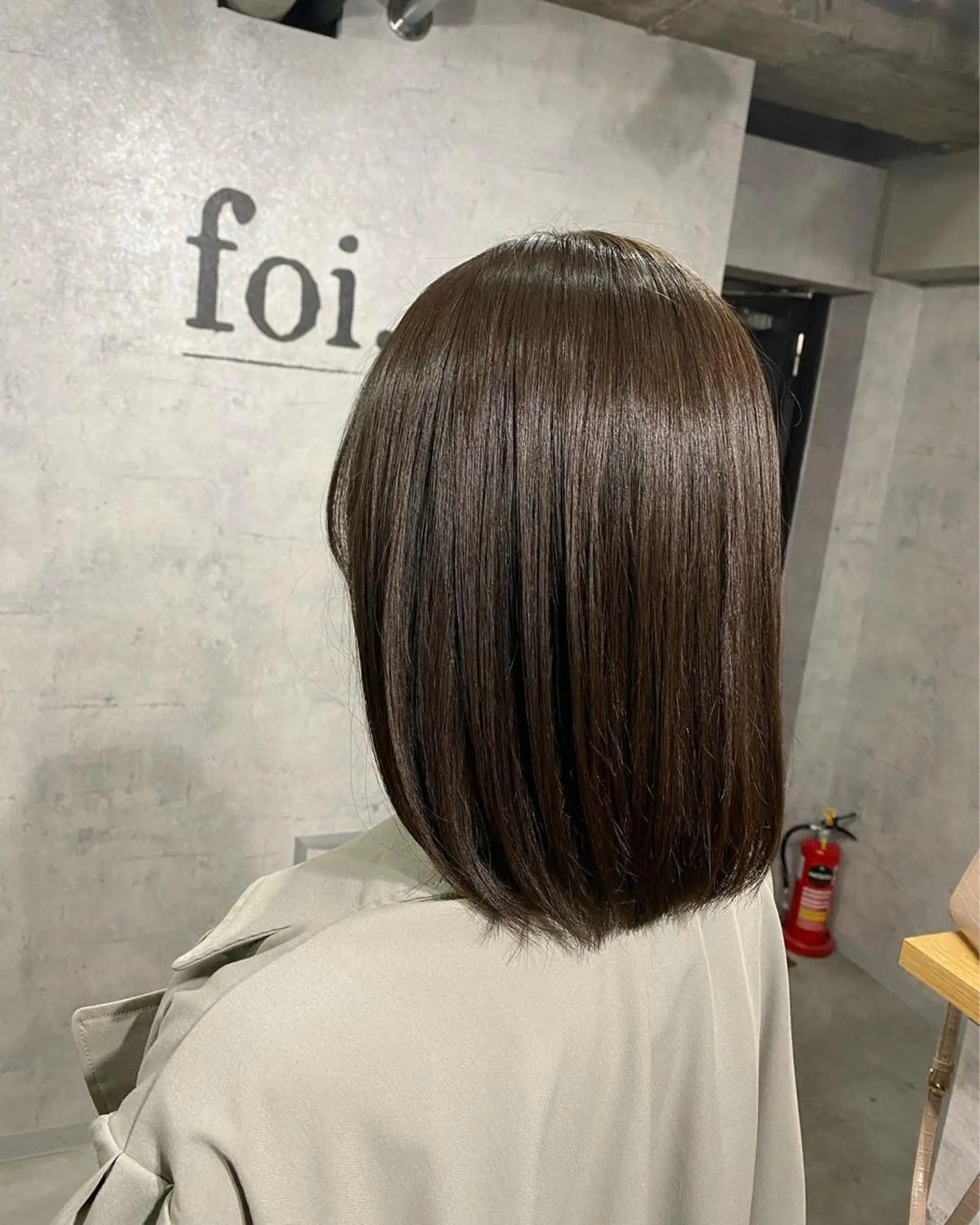 ミディアム カラー 髪質改善/レイヤー カット手塚奨のヘアスタイル