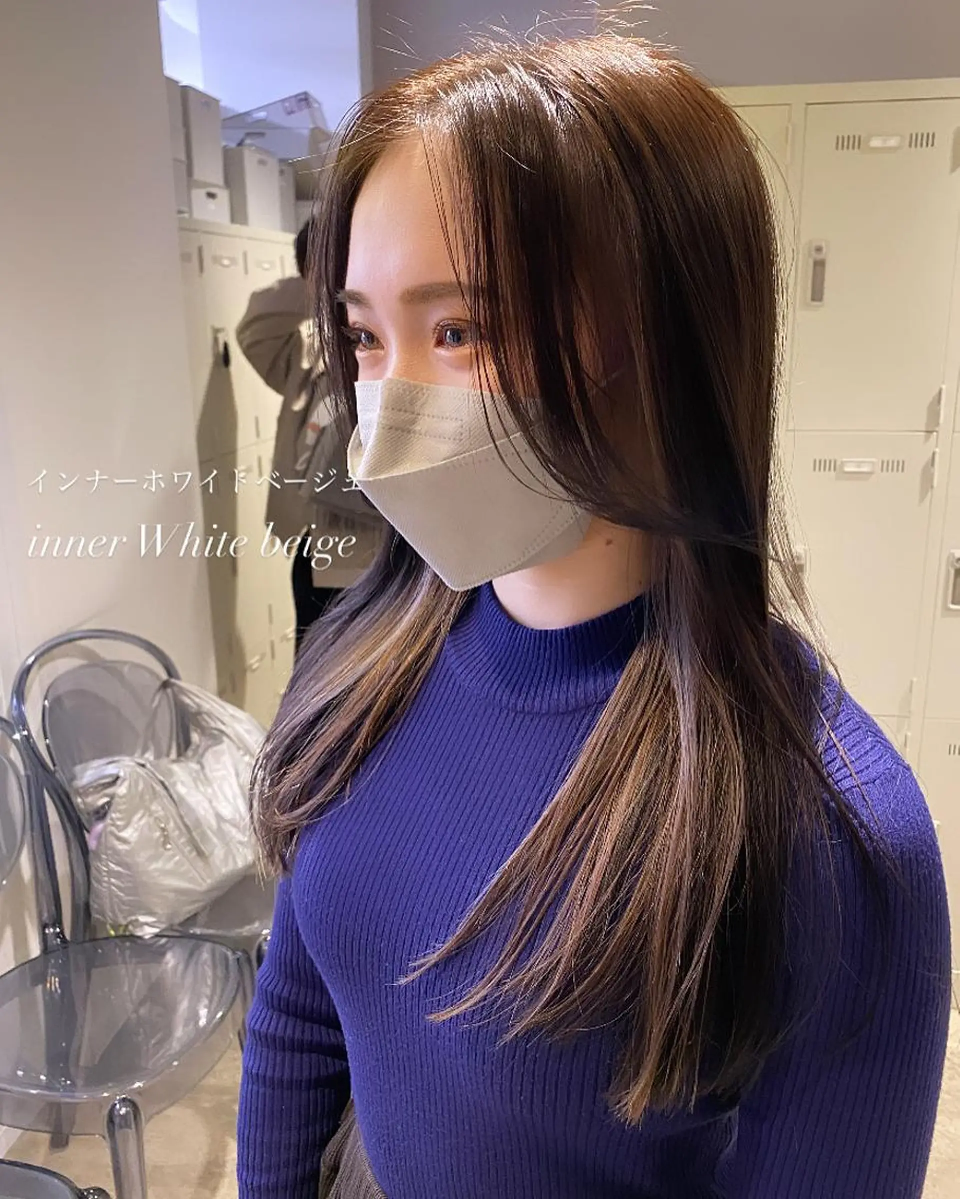 ロング カラー パーマ ヘアアレンジ メンズ キッズ ネイル マツエク・マツパ アイブロウ ヘアカラー トリートメント ヘアセット 韓国/トレンド レイヤー【101】のヘアスタイル