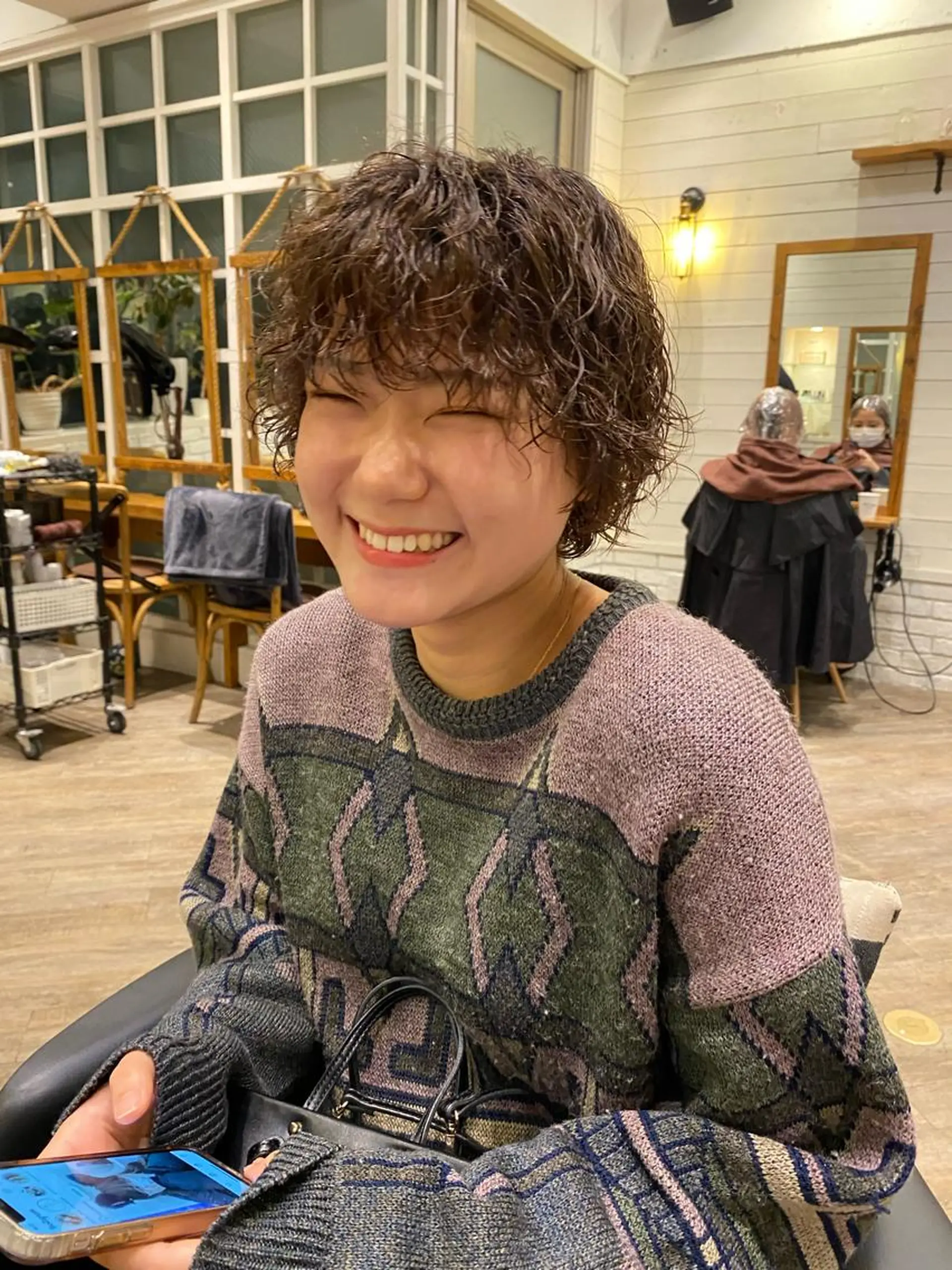 ショート パーマ 🌸透明感艶 カラー🌸Yuukiのヘアスタイル