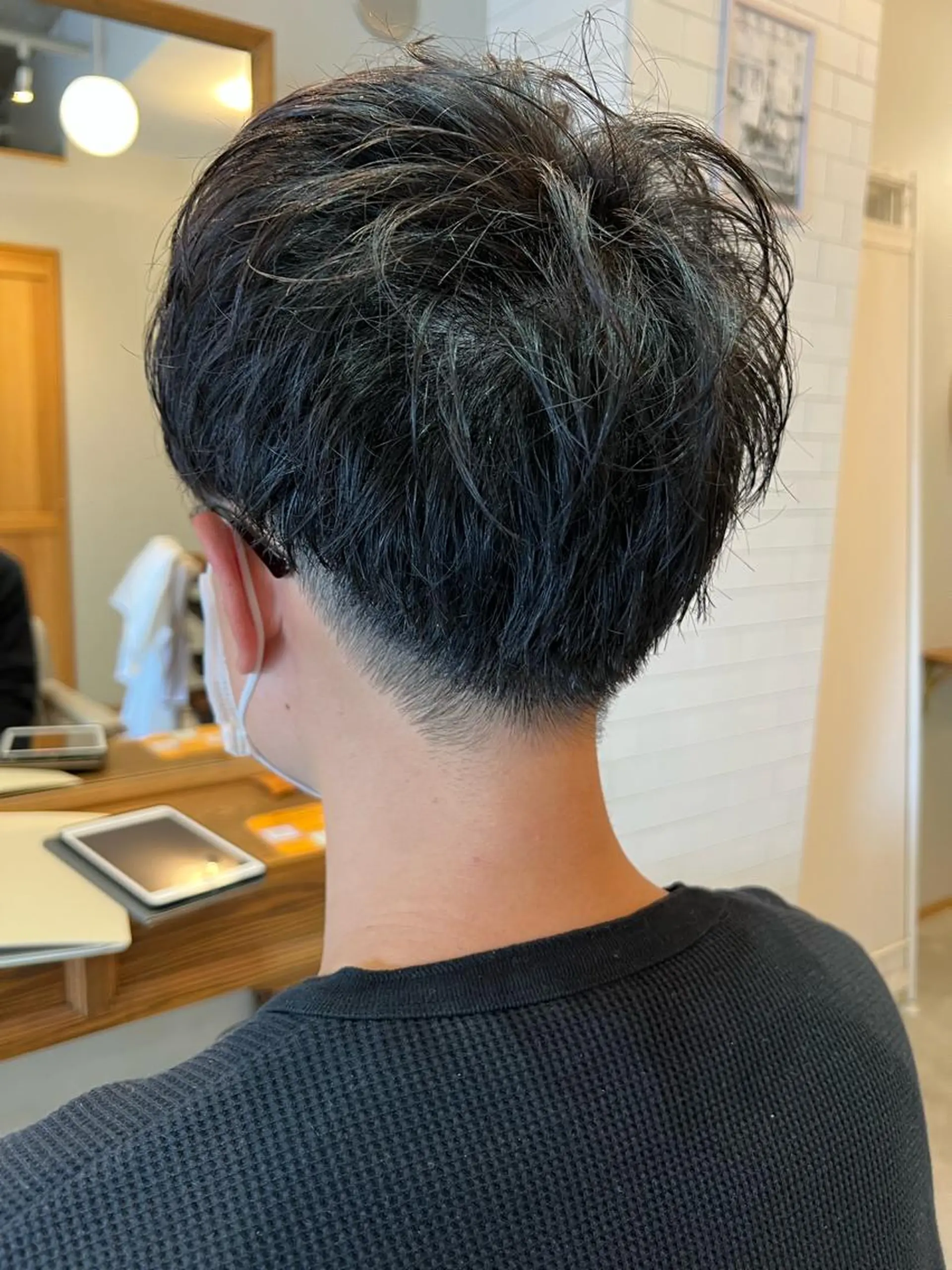 メンズ ぱつボブ/ ショート/YUKIのヘアスタイル